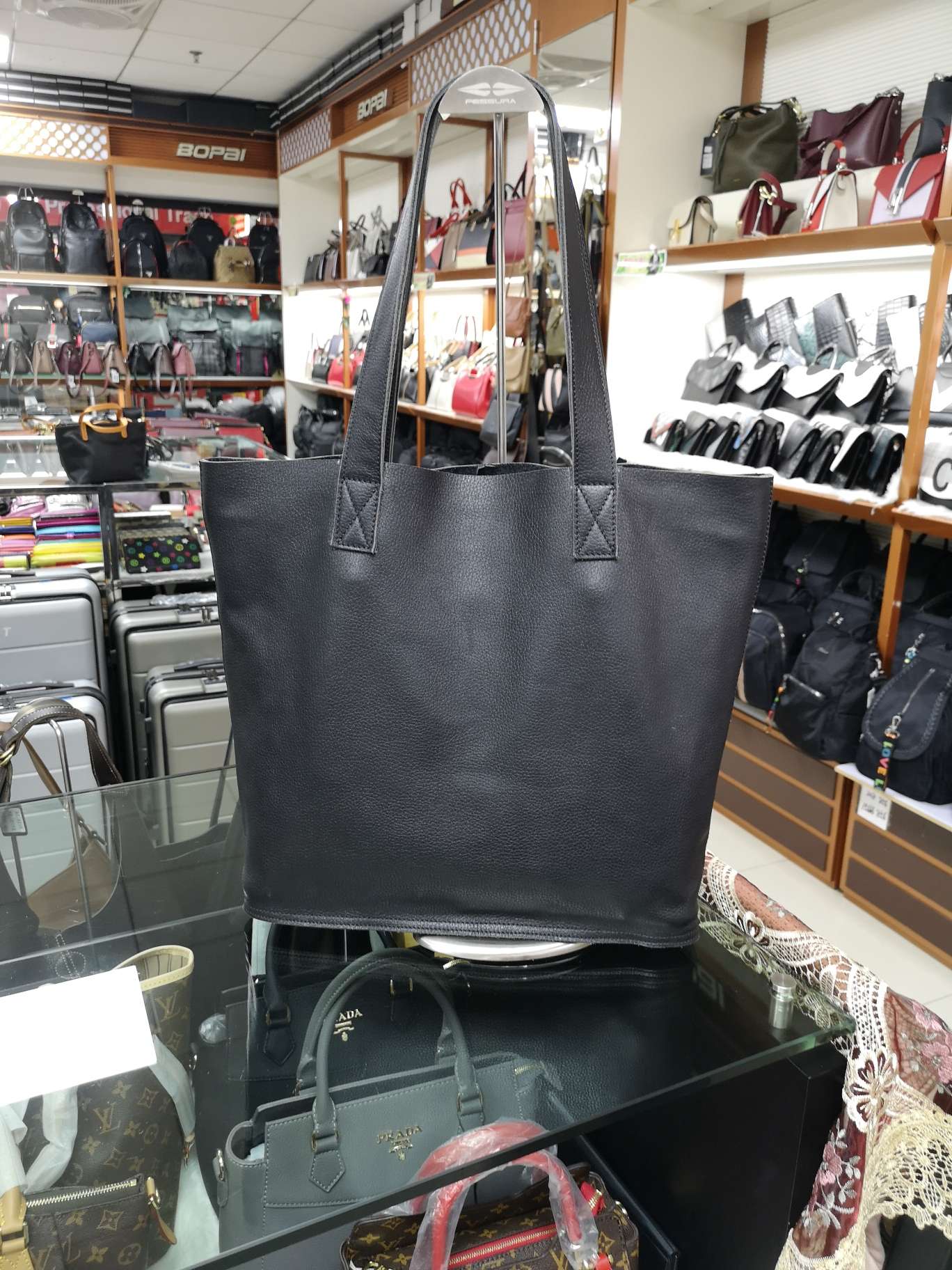 A Leather Lady's Bag Specification drawing