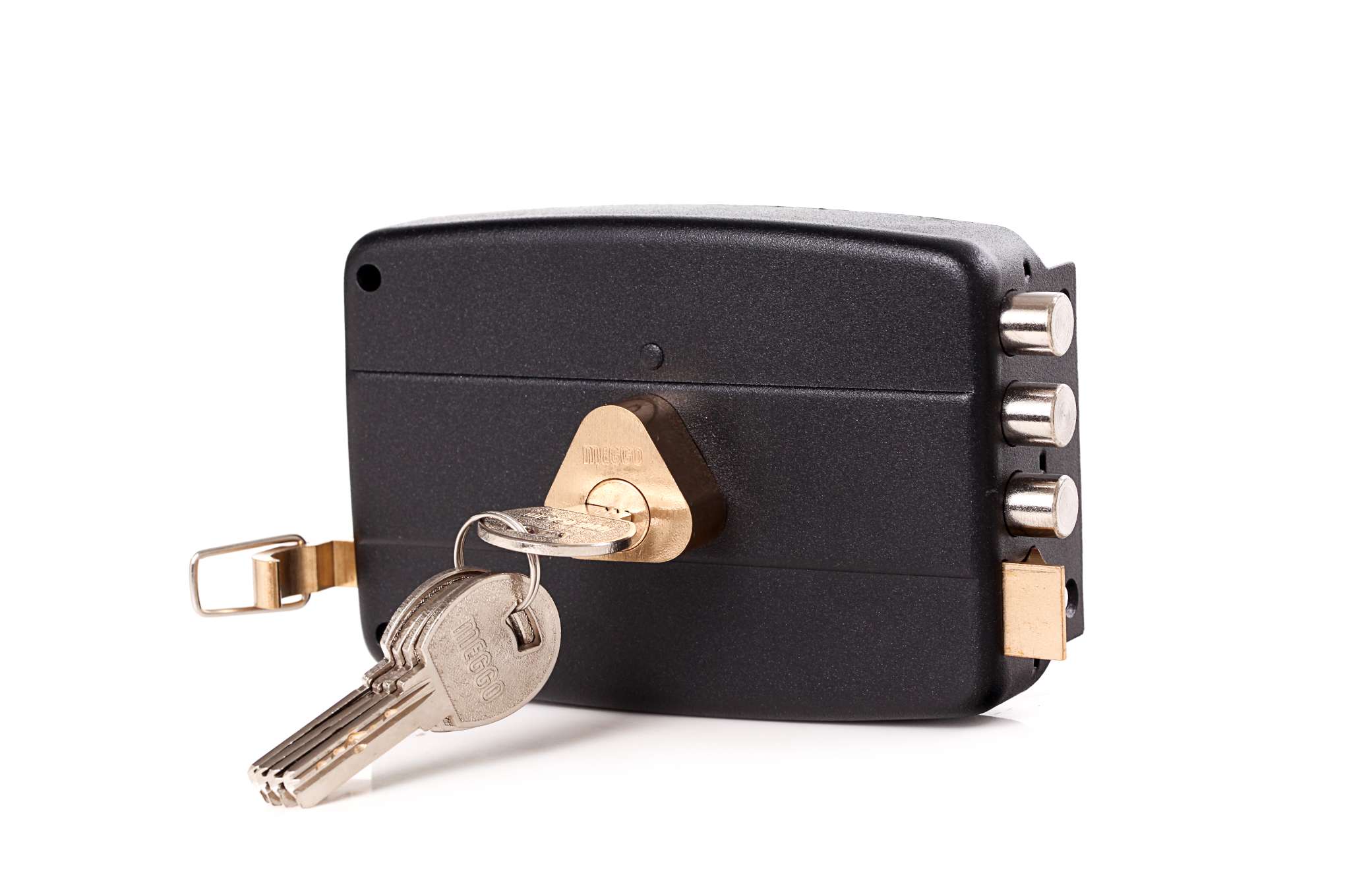 机械门锁实物图