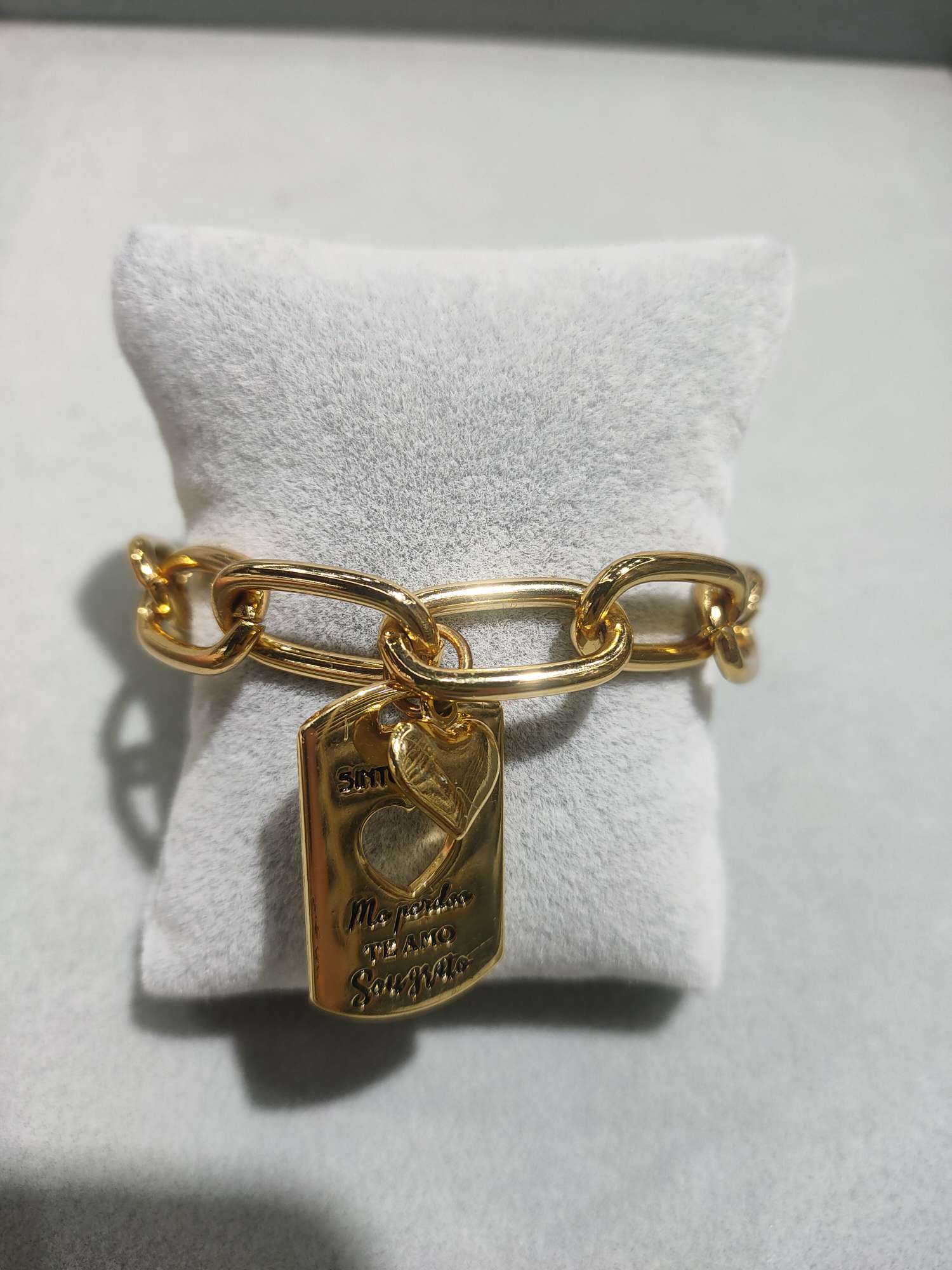 Korean version of fashion network celebrity bracelet alloy oil chain jewelry allergy prevention simple bracelet thumbnail