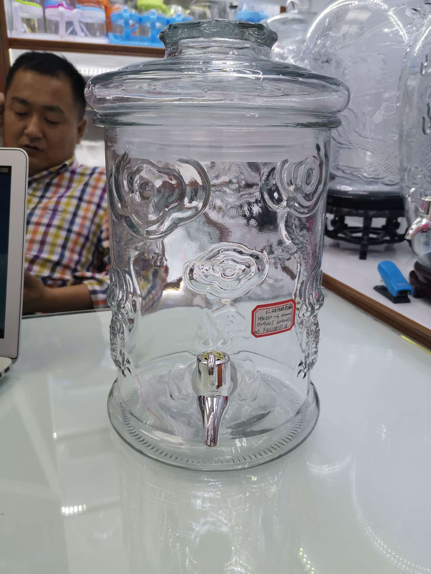 12L双龙戏珠泡酒瓶产品图