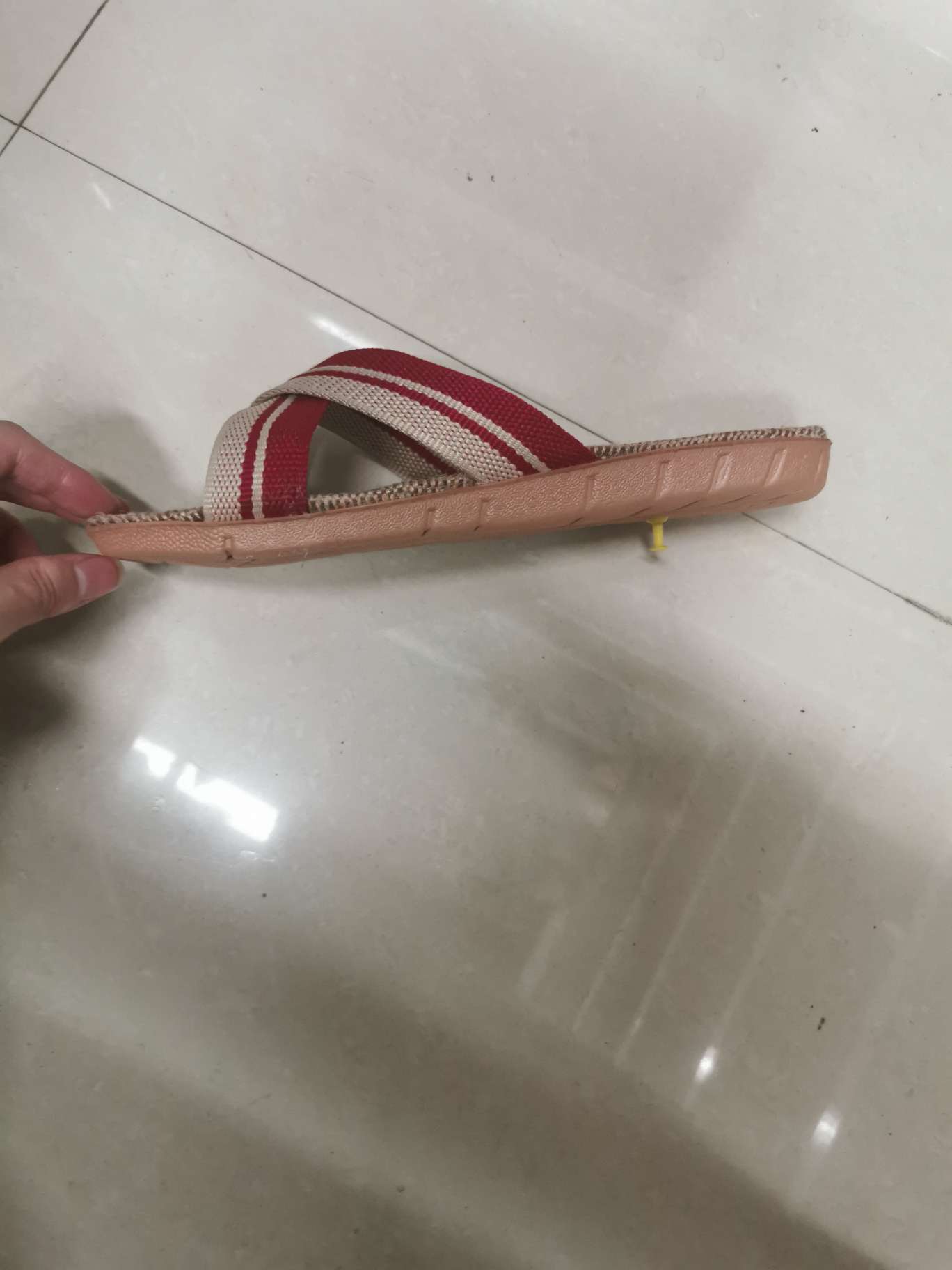 Anti-slip and wear-resistant crossed linen drag details Picture