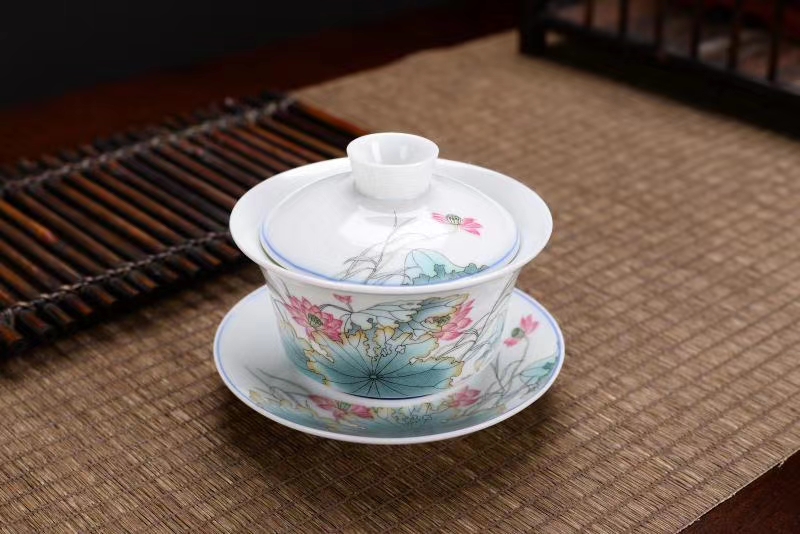 Yiwu's fine products: Yingri Lotus Tea Sets Application Scenario