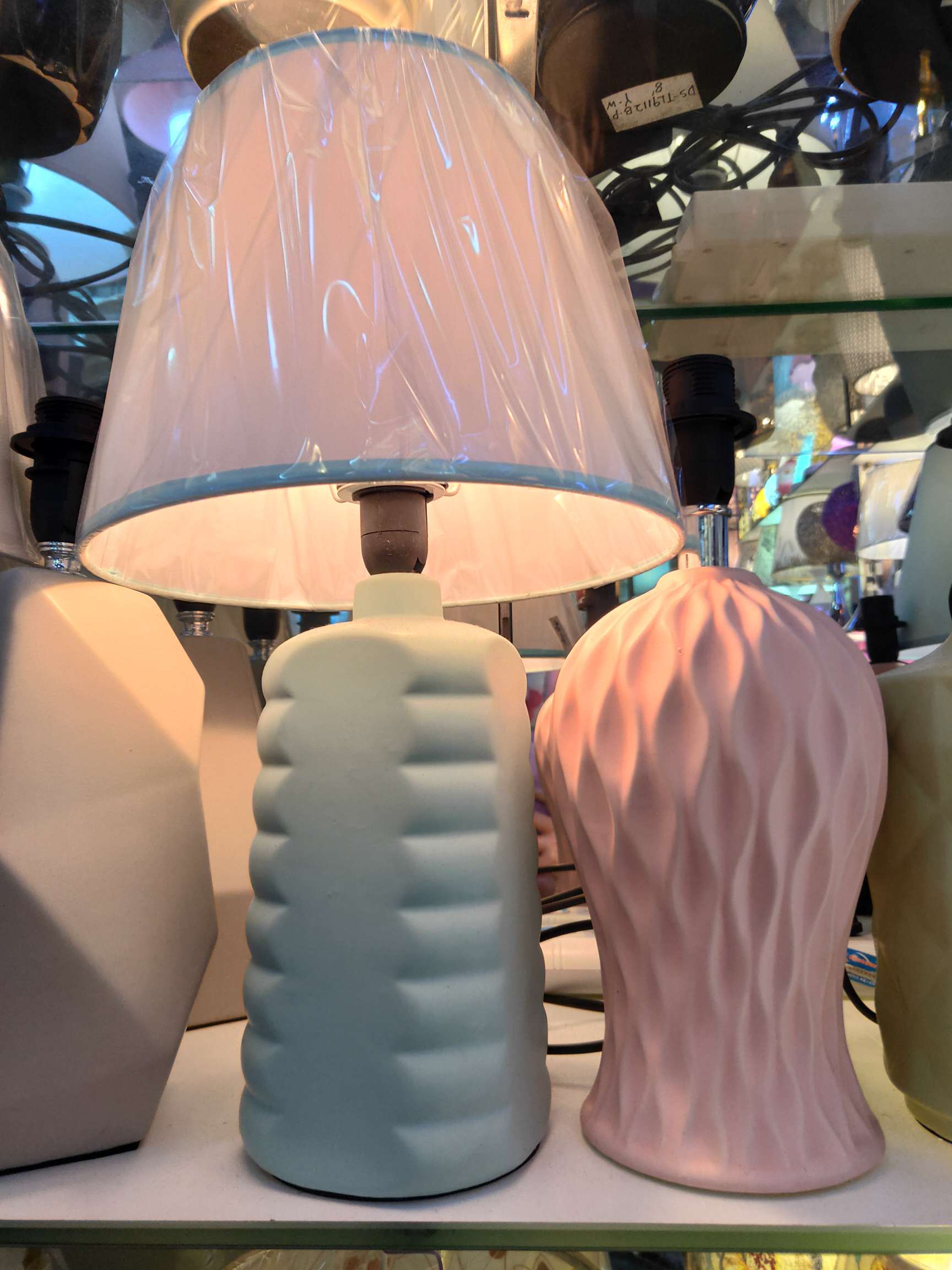 陶瓷卡龙色台灯