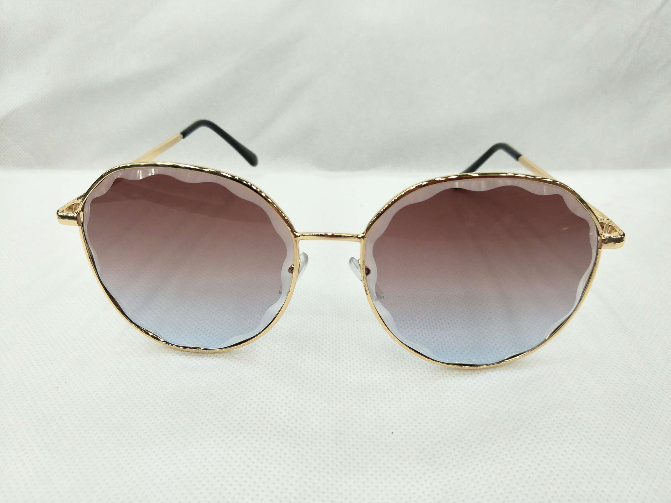 NC5007 sunglasses for women's UV protection, big round face, popular online celebrity, 2020 new fashionable Korean-style sunglasses details Picture