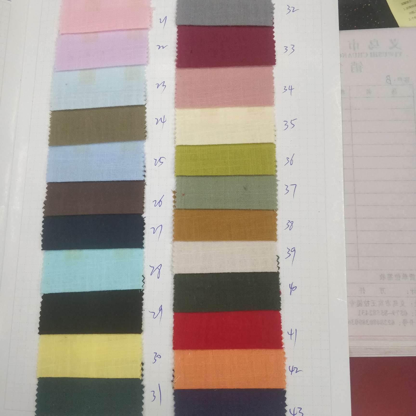 Slubbed Fabric details Picture