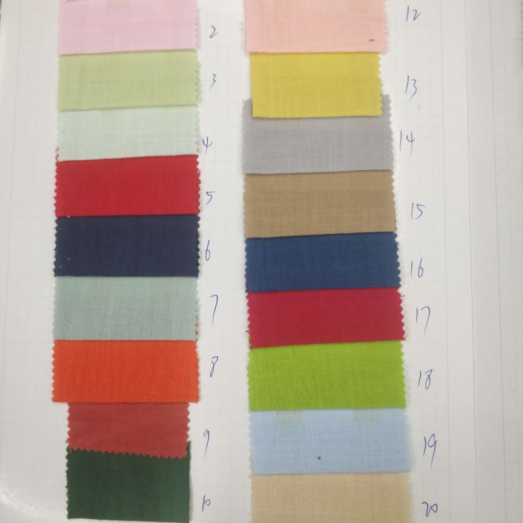 Slubbed Fabric