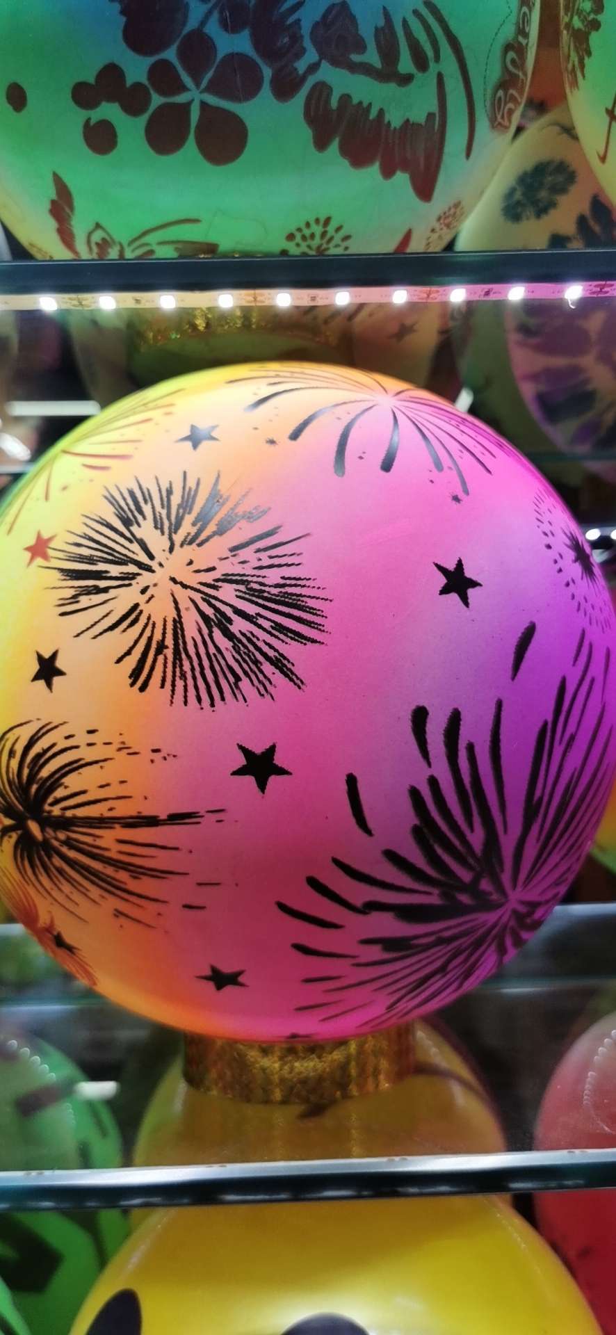 彩虹球，波波球，儿童玩具充气球详情图10