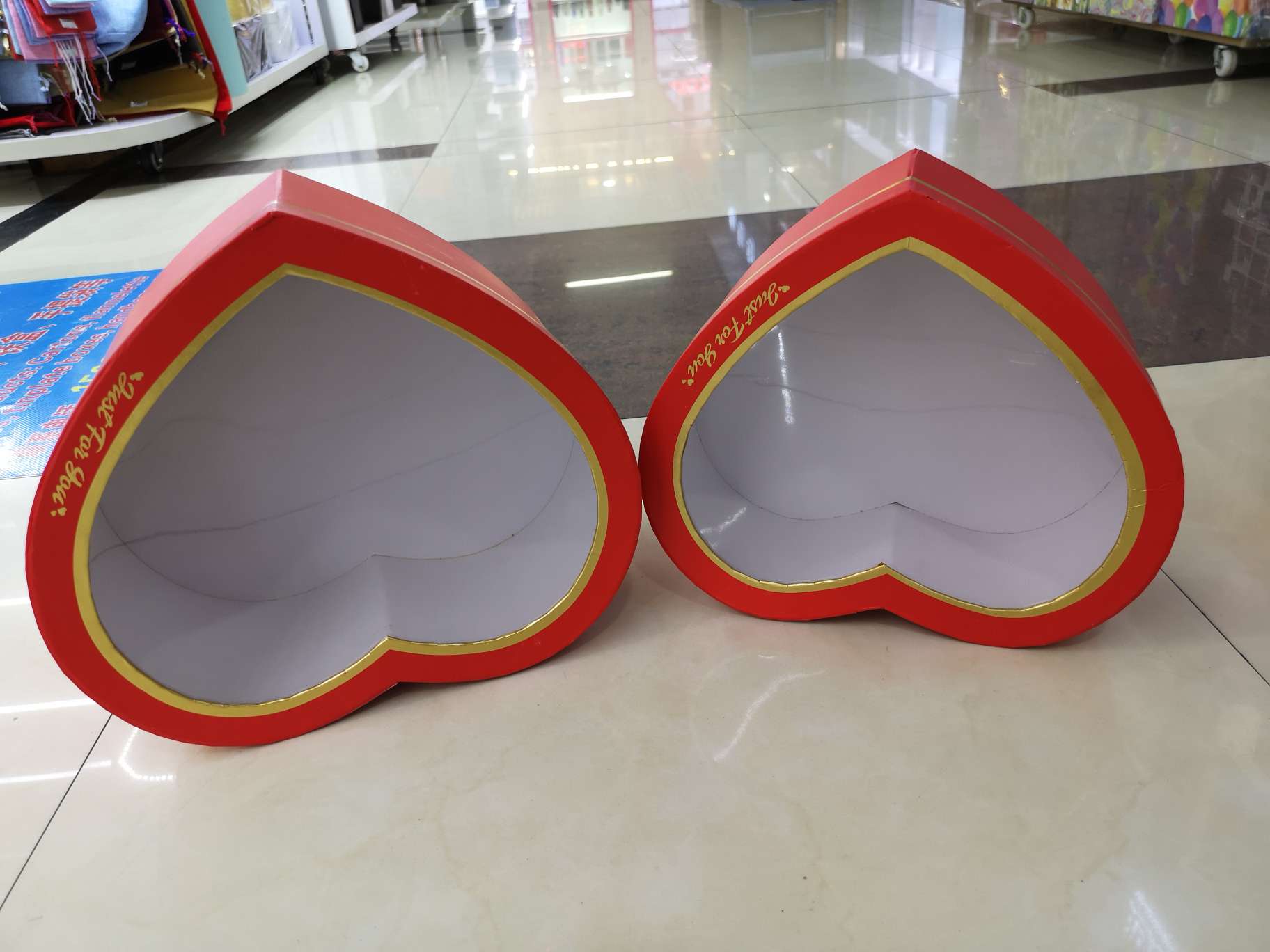 开窗大桃心盒，二件套