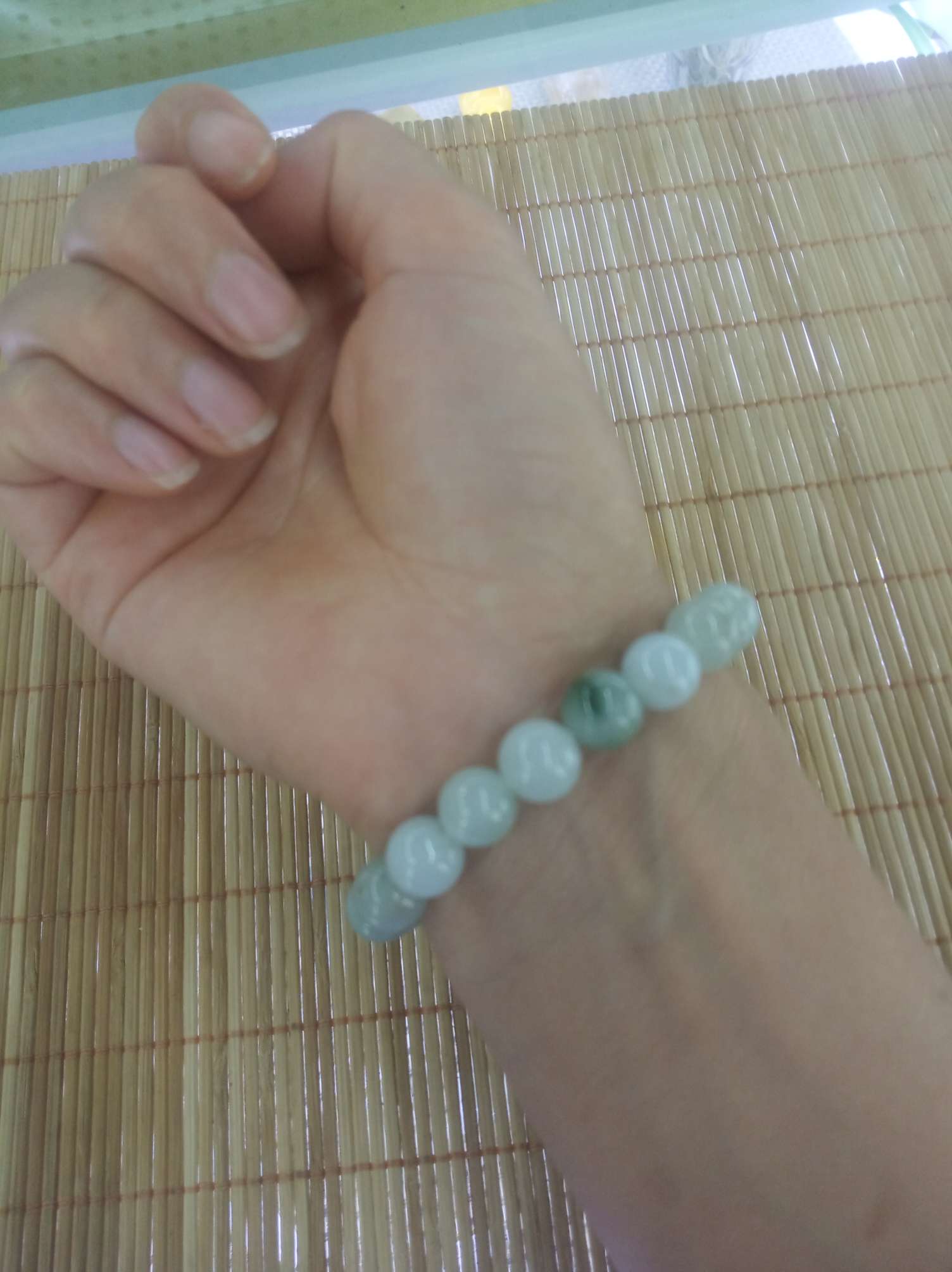 缅甸翡翠女士手链 可私人订制各类挂件、摆件、手镯等白底实物图