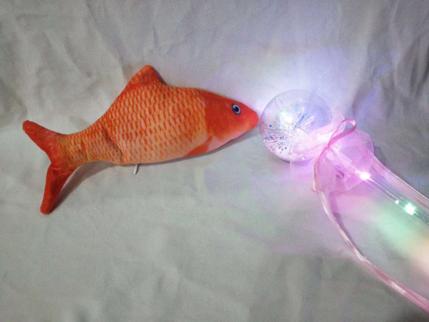 Electric toy fish USB charging pulsing baby fish toy fish net red electric fish undefined