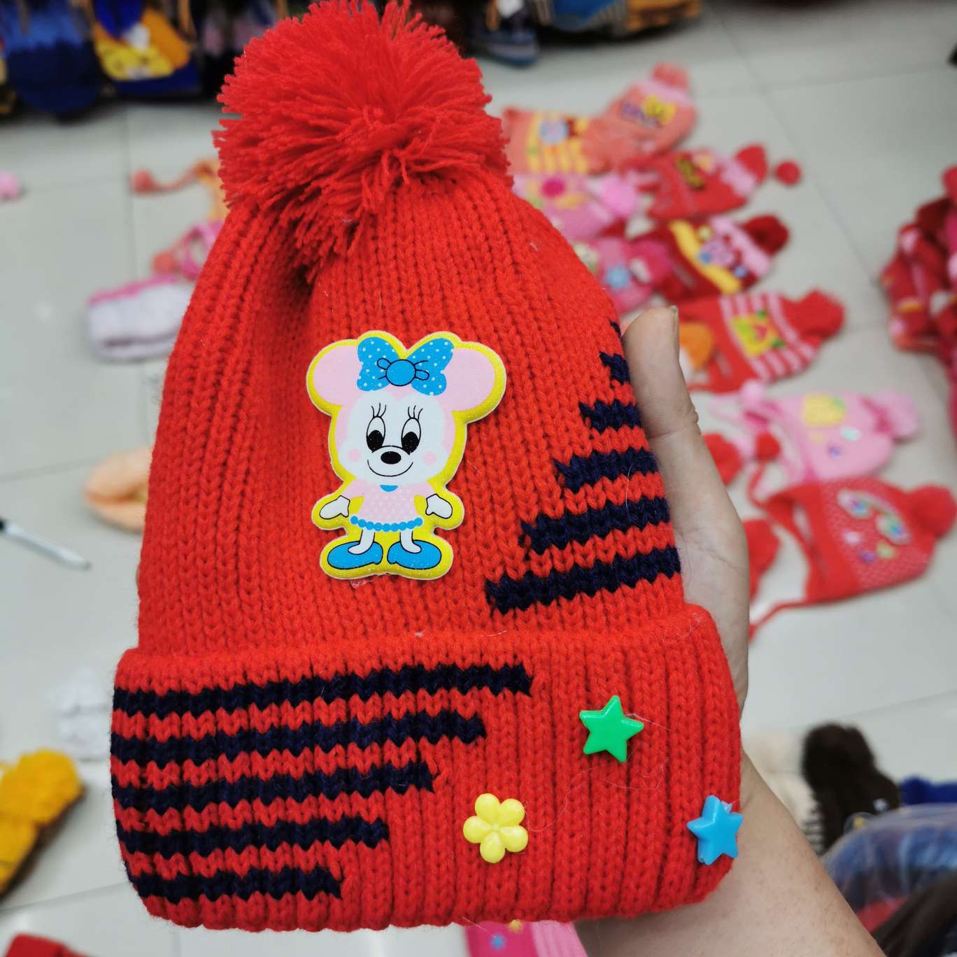 Cute Cartoon Children's Knitted Hats Have Exploded Across The Border