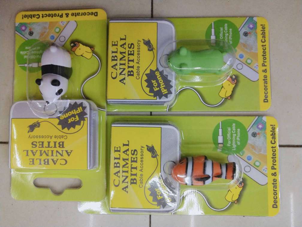 Animal silicone data cable protective case undefined
