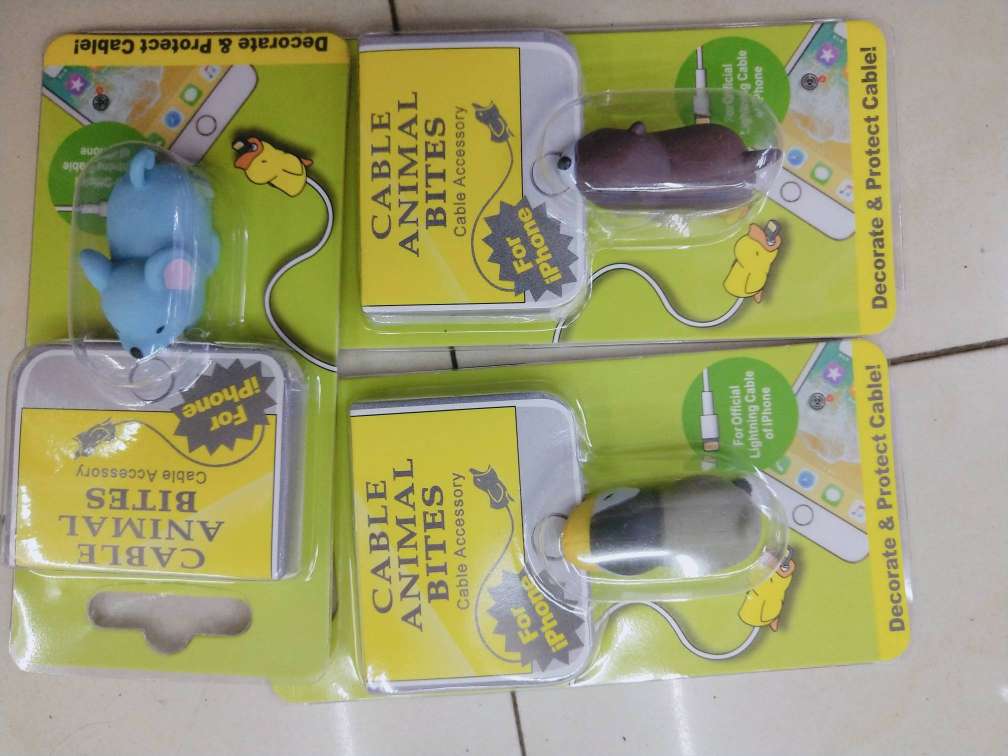 Animal silicone data cable protective case undefined