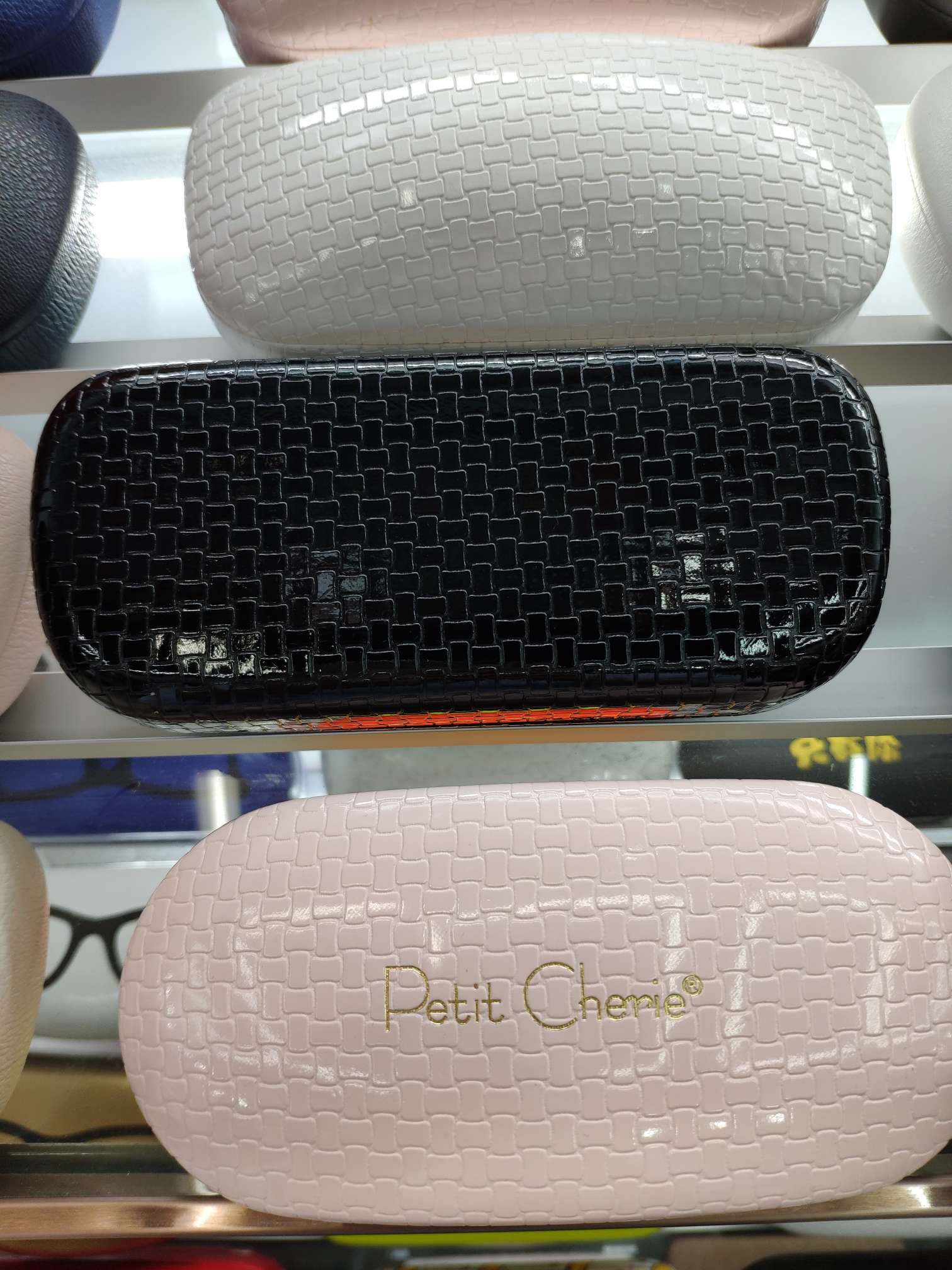 加大加厚pu皮质眼镜盒细节图