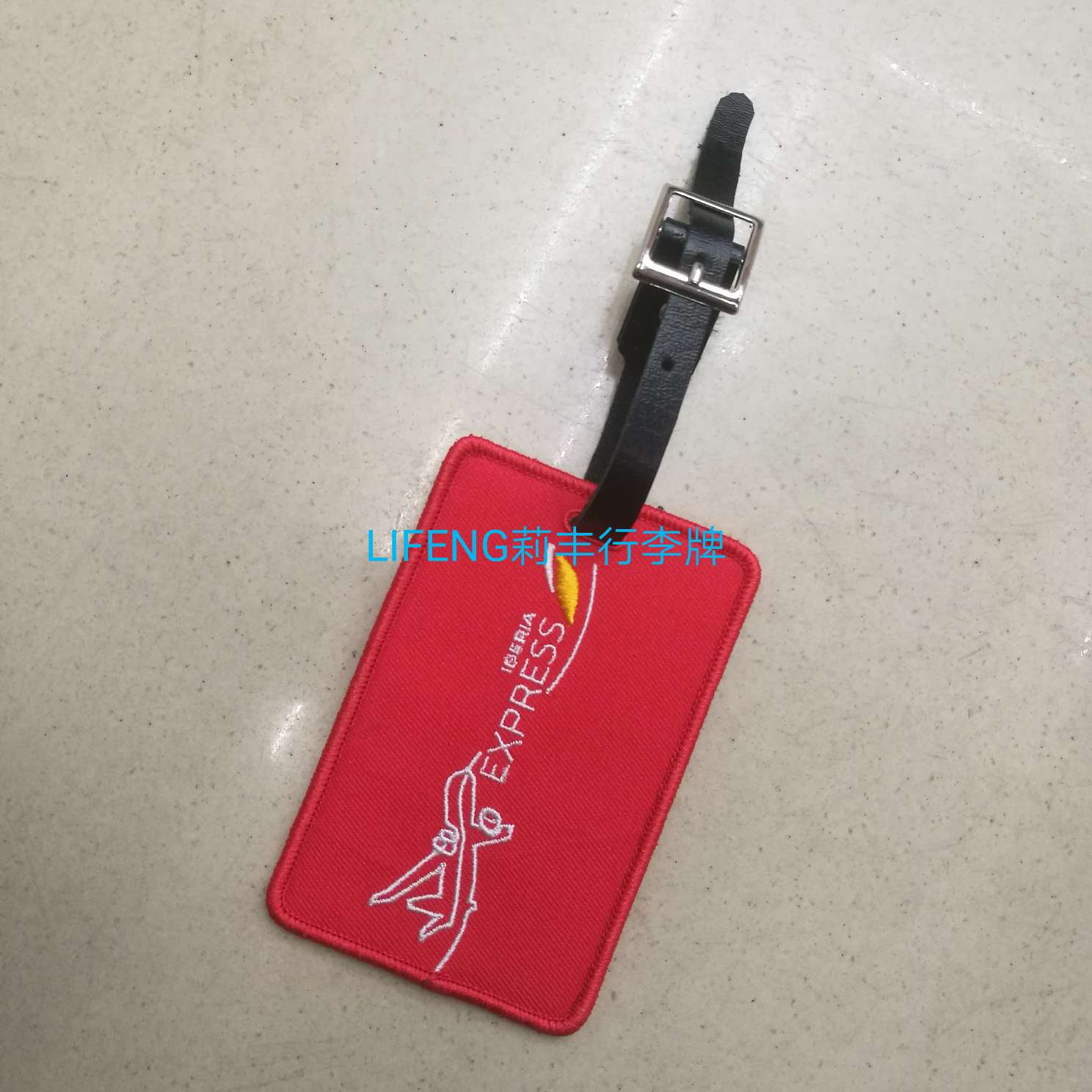 Twill fabric lockstitch embroidered luggage tags, airline luggage tags, pendants, luggage name tags Application Scenario