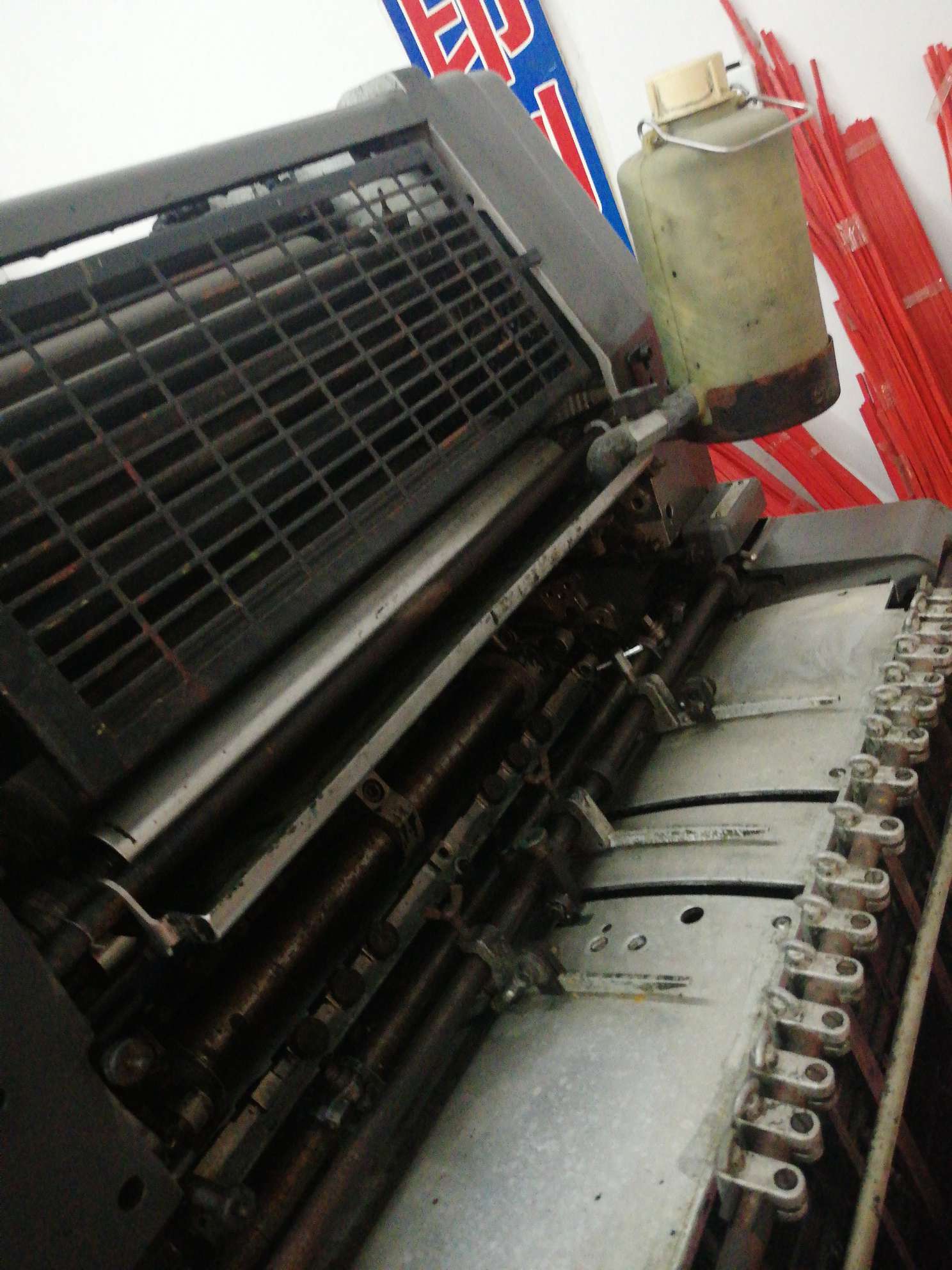 Second-hand printing press details Picture