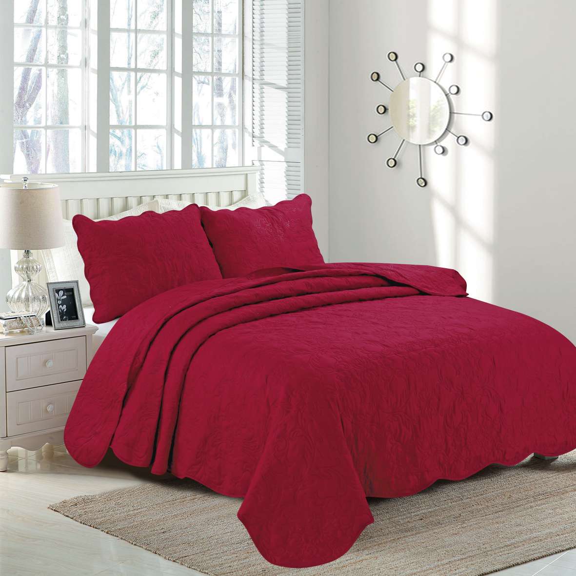 2020新款工厂直销绗缝超声波三件套细节图