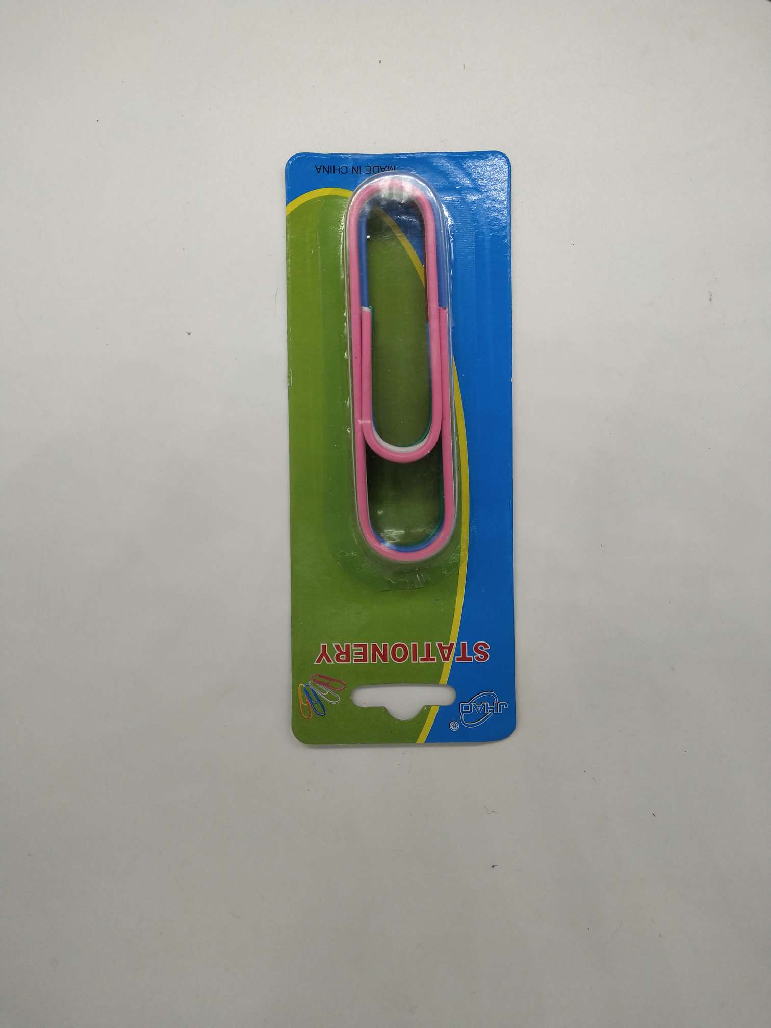 Clip de papel envuelto de goma de 100mm clip de papel envuelto de plástico de color extra marcapáginas 5 PCS succión Specification image