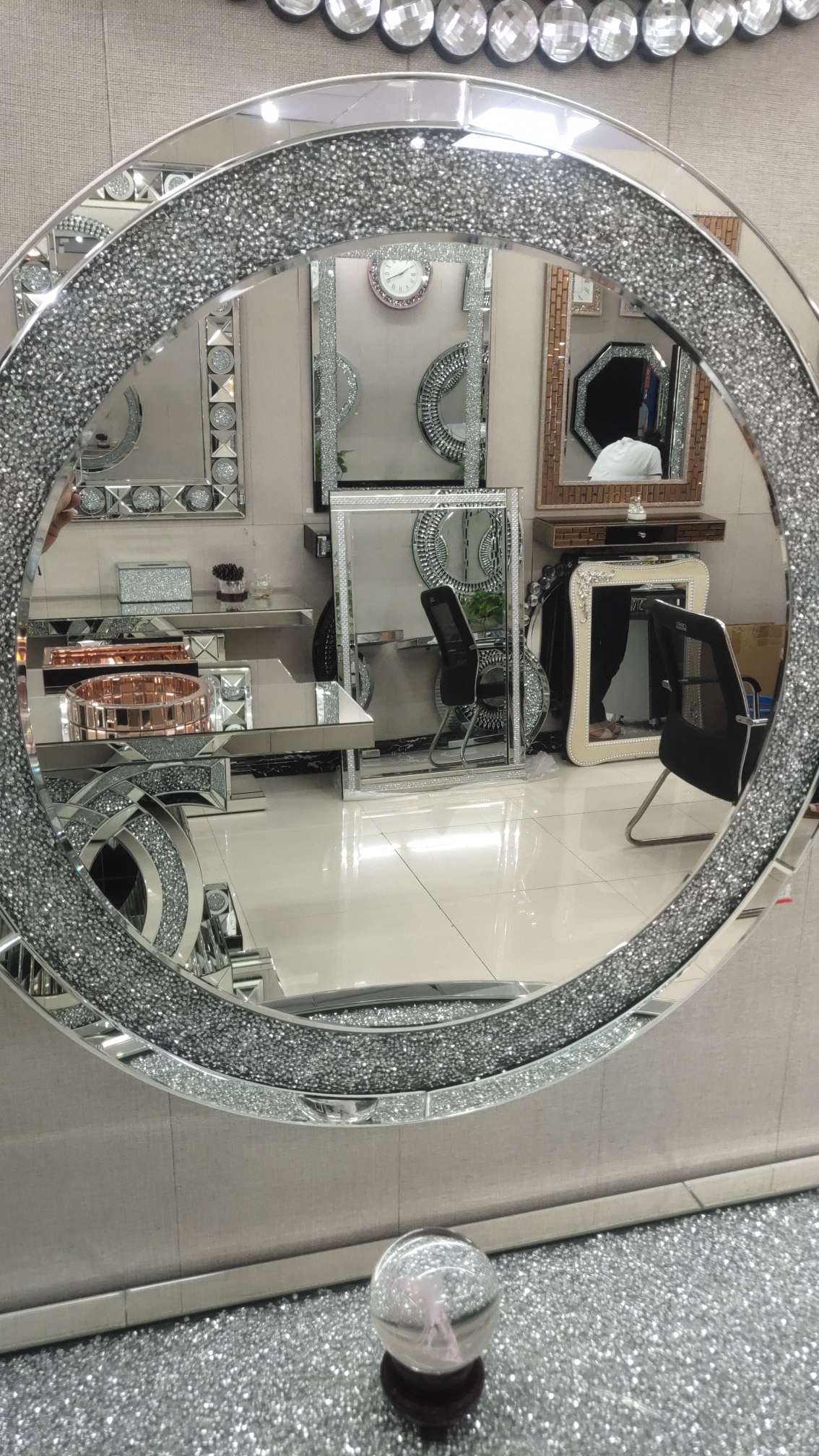 Dmf Series Home Decoration Mirror Specification drawing