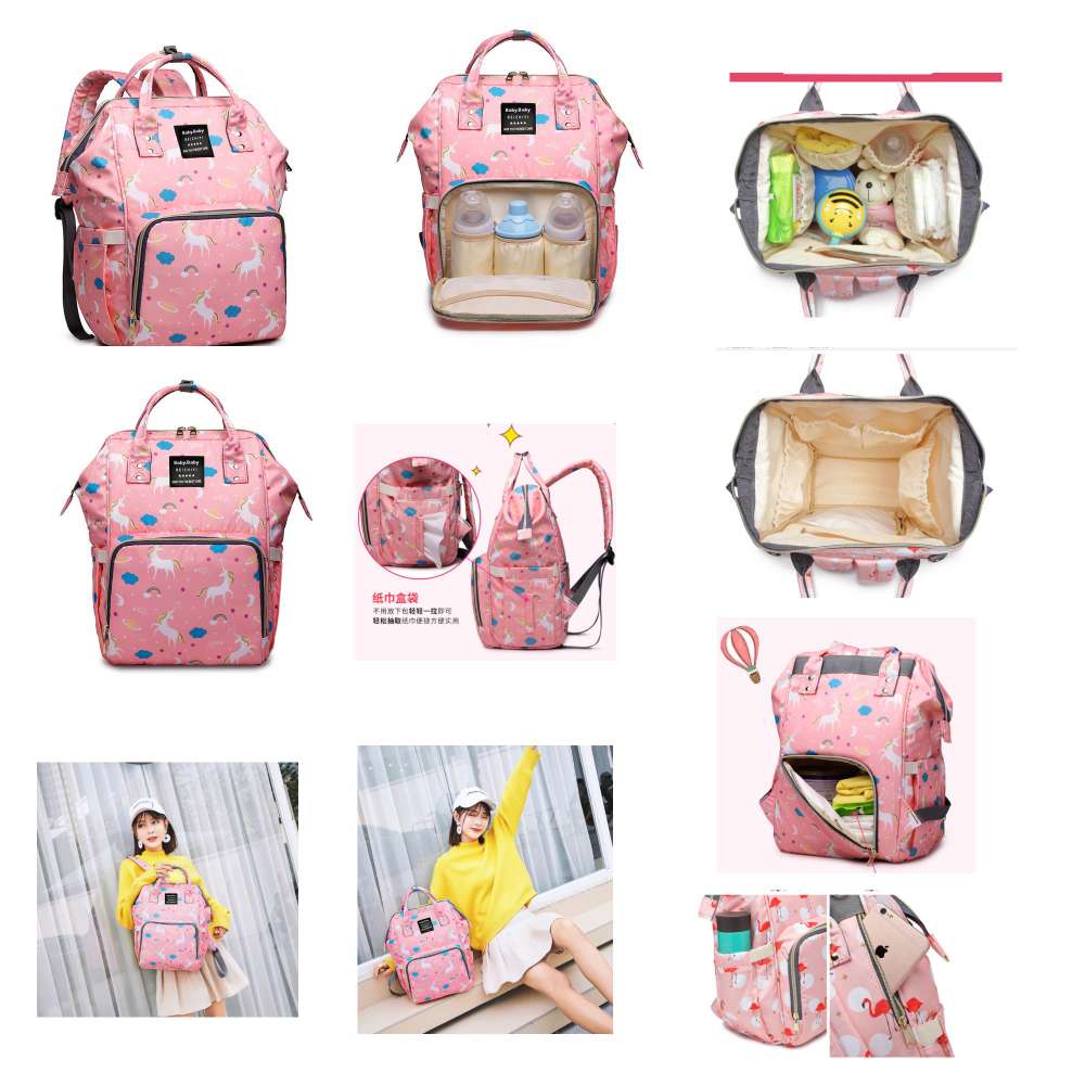 儿童休闲双肩包实物图