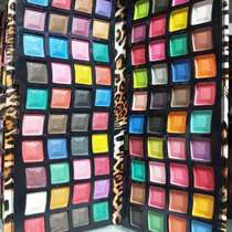 Hot-selling cosmetics wallet with a two-fold 8816 eye shadow multicolor