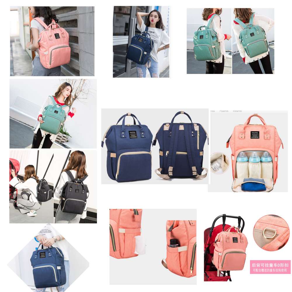多功能双肩妈咪包，妈咪袋，奶瓶袋，防水妈咪包