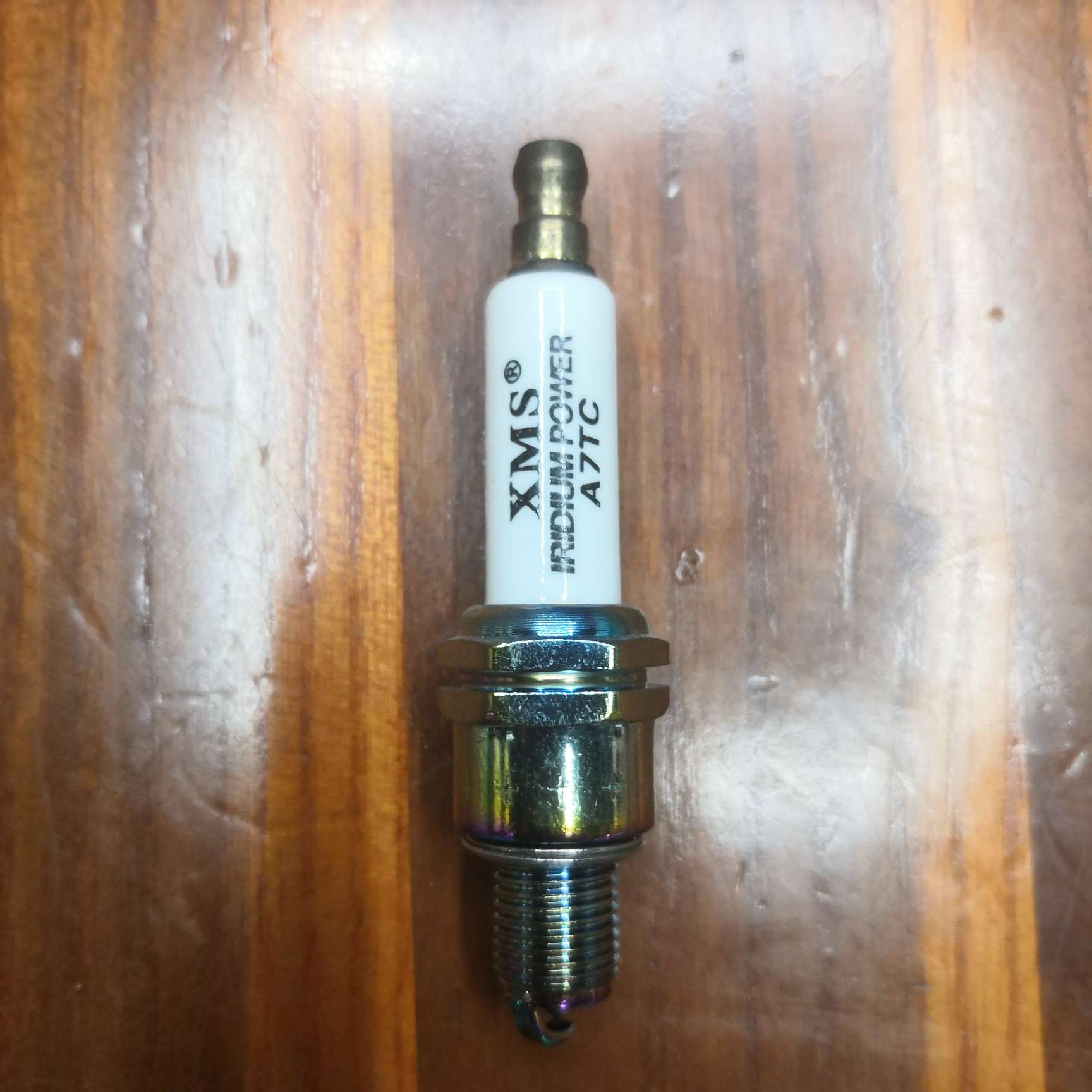 White Spark Plug