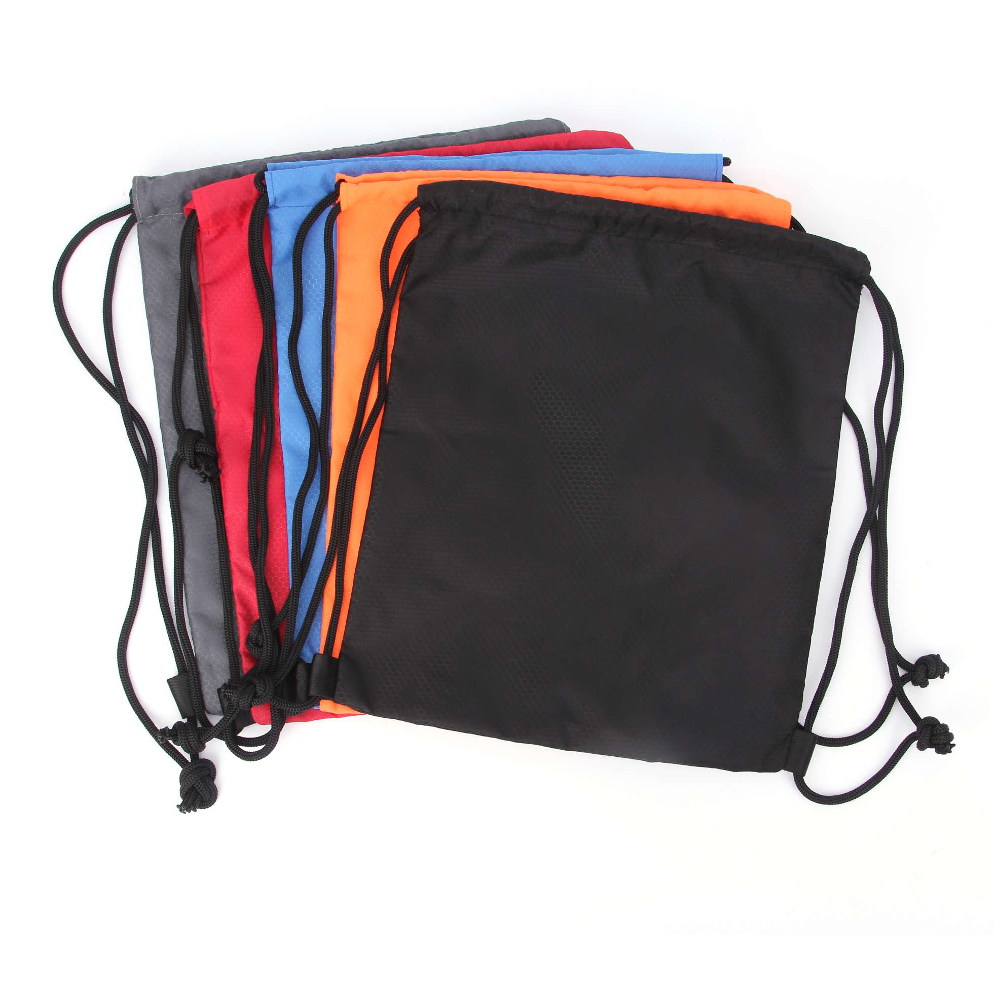 Drawstring bag backpack, waterproof, lightweight, foldable, travel and sports simple backpack, fitness men's and women's drawstring shopping bag