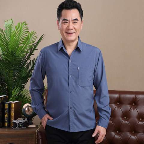 Shirts for middle-aged and elderly men