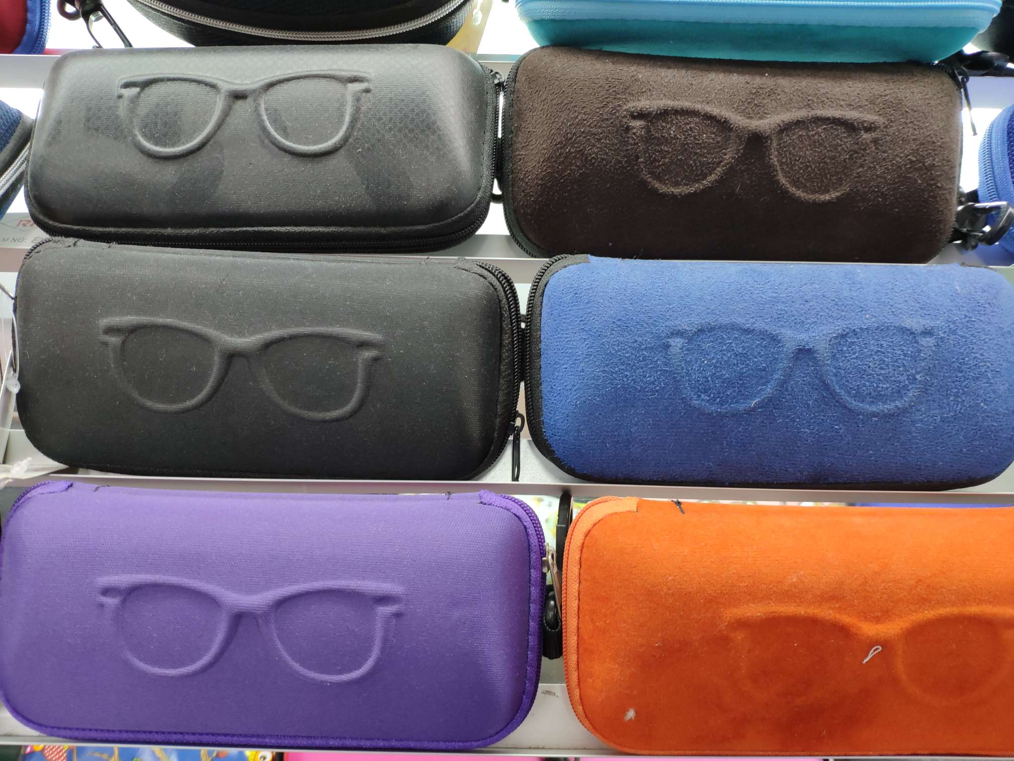 多色保护眼镜加大加厚太阳镜盒带挂钩方便携带