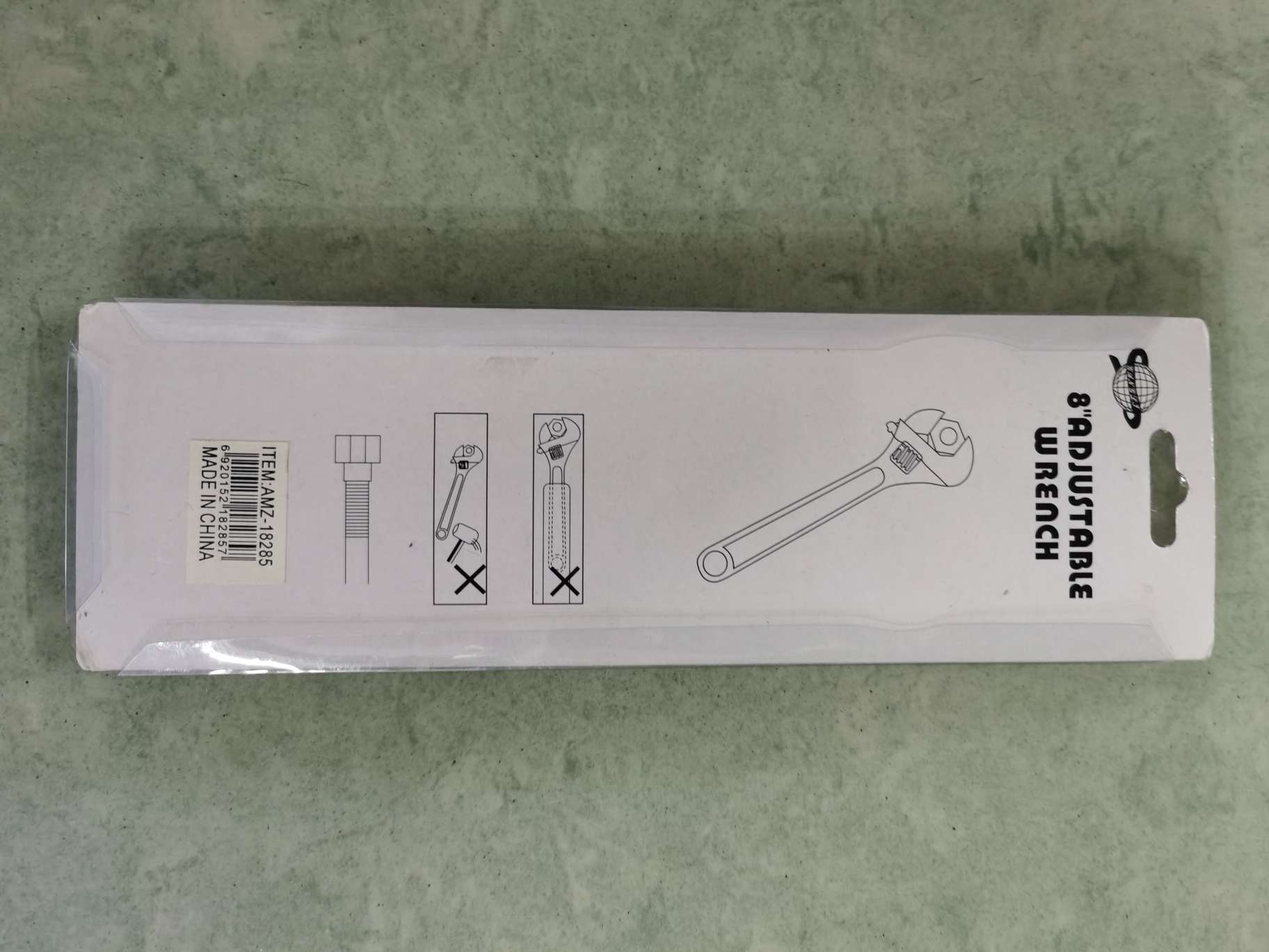 活动扳手开口扳手螺纹钢扳手工具扳手仿锻打6寸8寸10寸12寸产品图