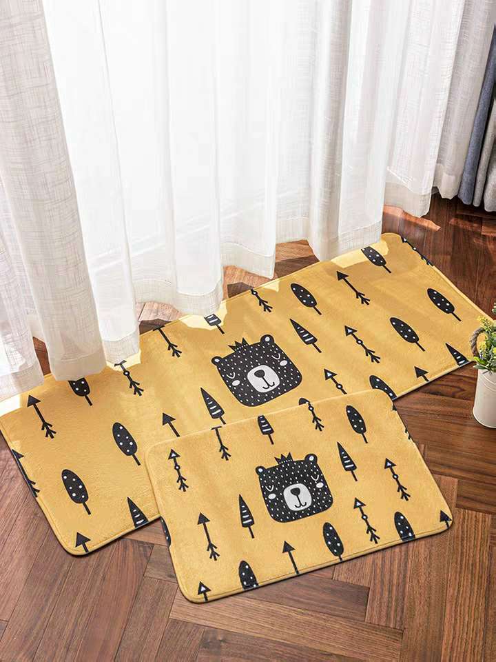 ins进门地垫入户地毯门垫细节图