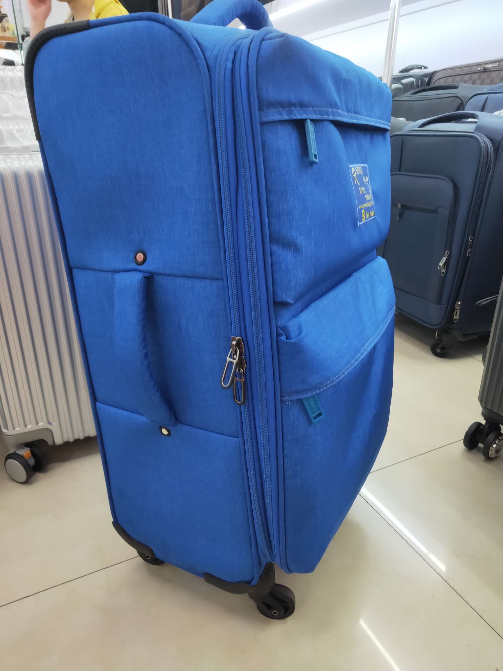 Ultralight Travel Case Oxford Bra Bar Case Universal Wheel Boarding Case Business Code Box Can Be Customized Logo Specification drawing