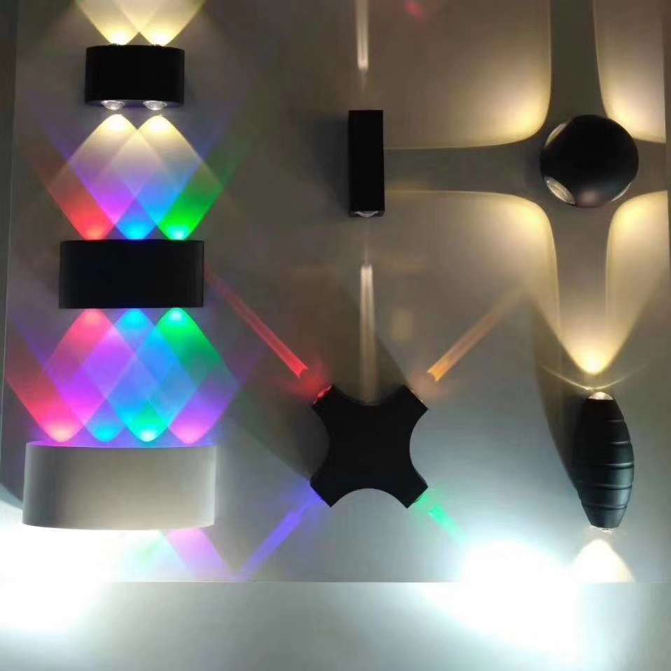酒店工程KTV圆形方形LED铝材壁灯室内光效灯新款详情图2