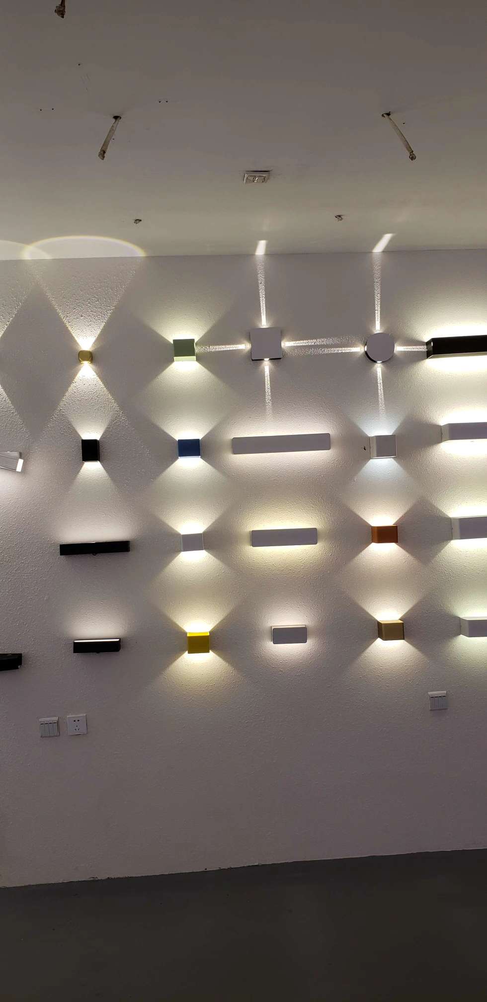 酒店工程KTV圆形方形LED铝材壁灯室内光效灯新款详情图4
