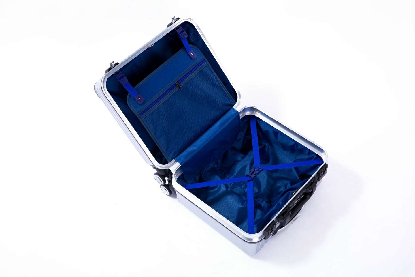 镜面拉杆箱密码箱铝框旅行箱行李箱16登机箱万向轮男女细节图