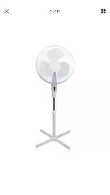 Floor fan, Rhombus net fan cross fan thumbnail
