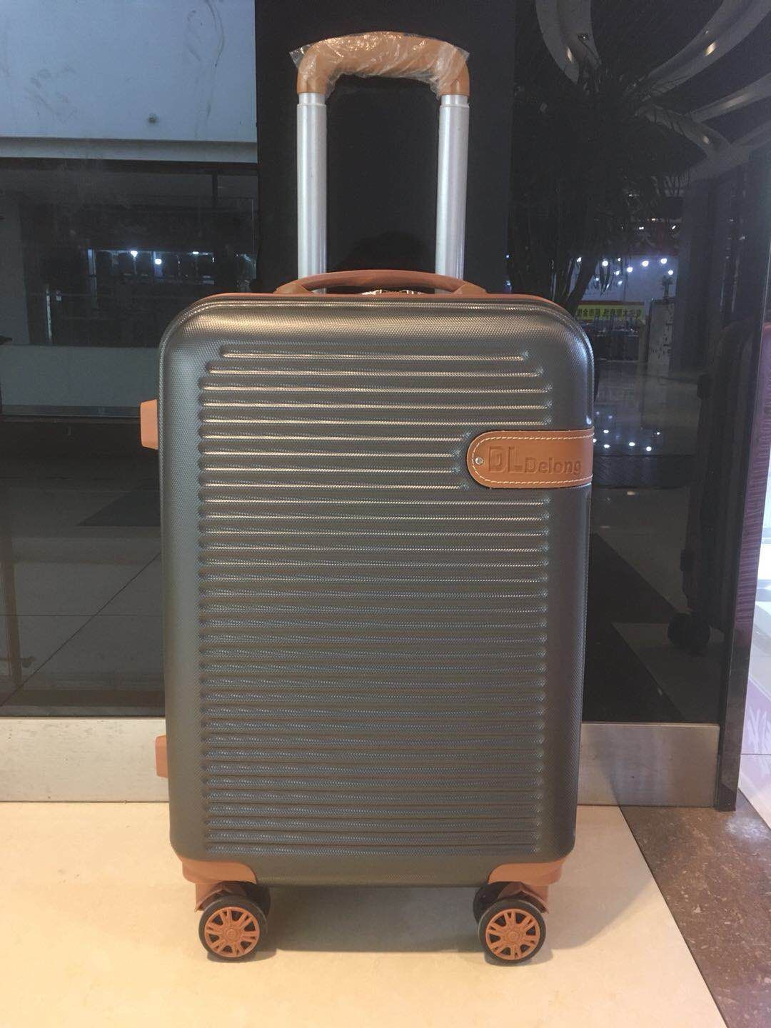 万向轮纯色双拉链多尺寸拉杆箱个性小旅行箱详情图8