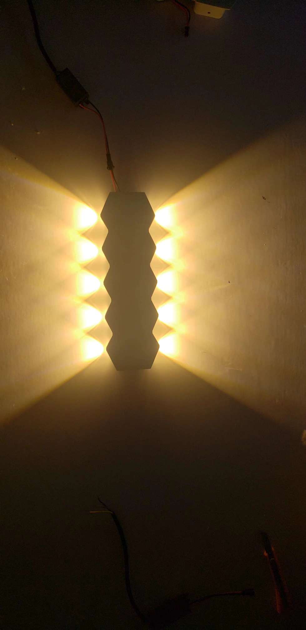 简约户外防水LED壁灯酒店双头过道灯床头壁灯详情图10