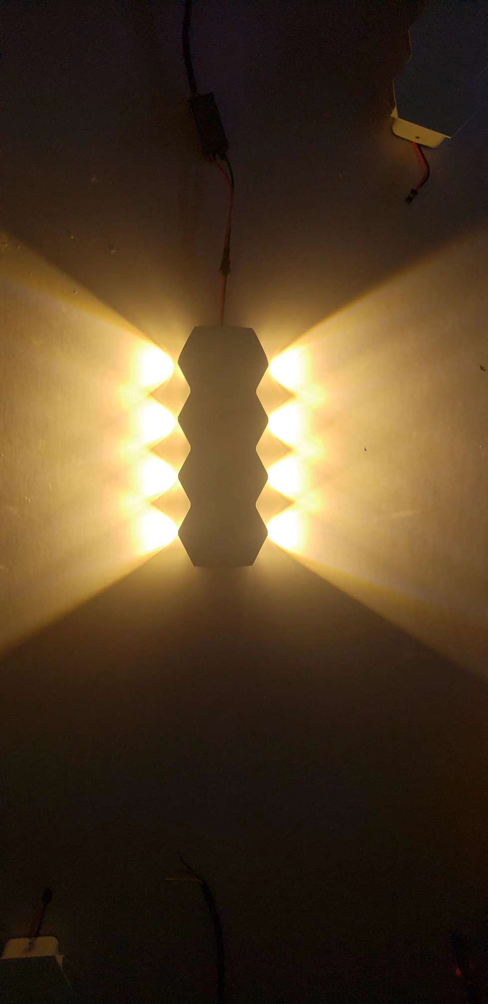 简约户外防水LED壁灯酒店双头过道灯床头壁灯产品图