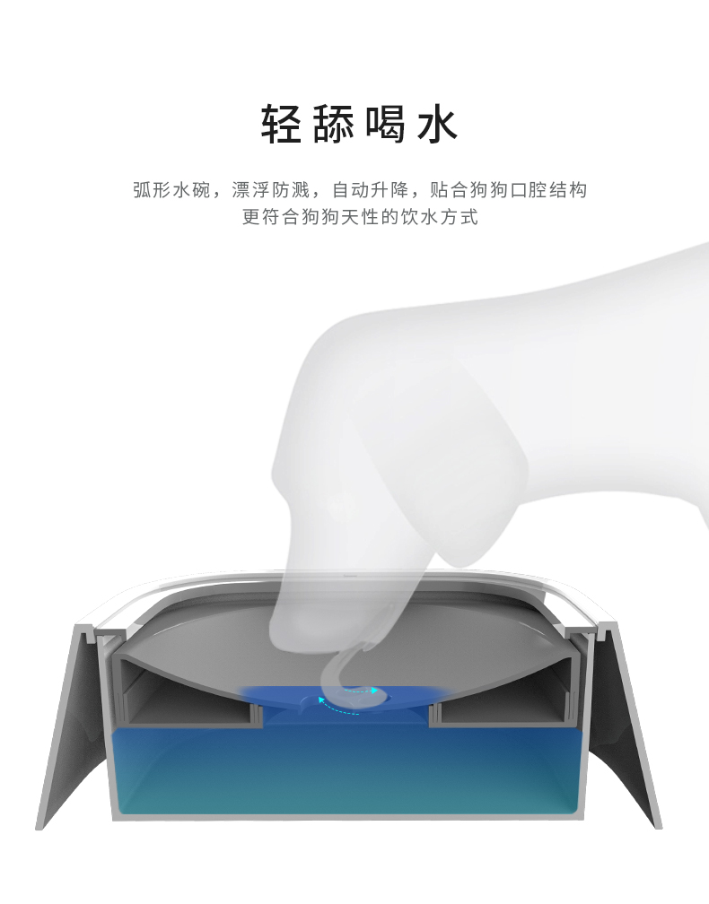 小壹宠物漂浮不湿毛水碗详情图10