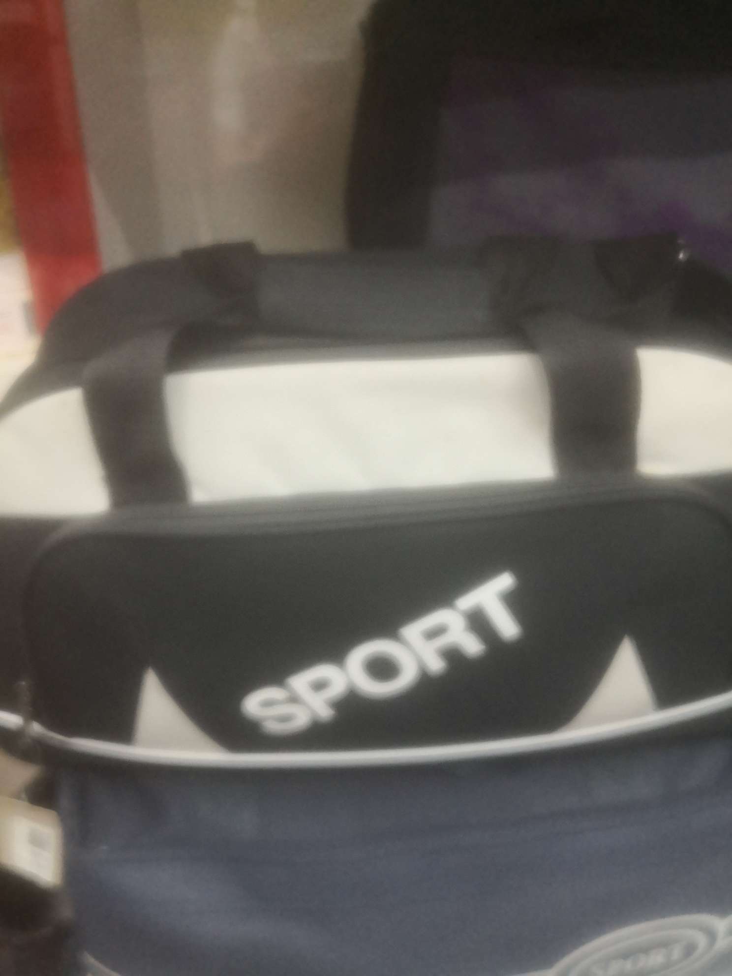 Black casual handbag