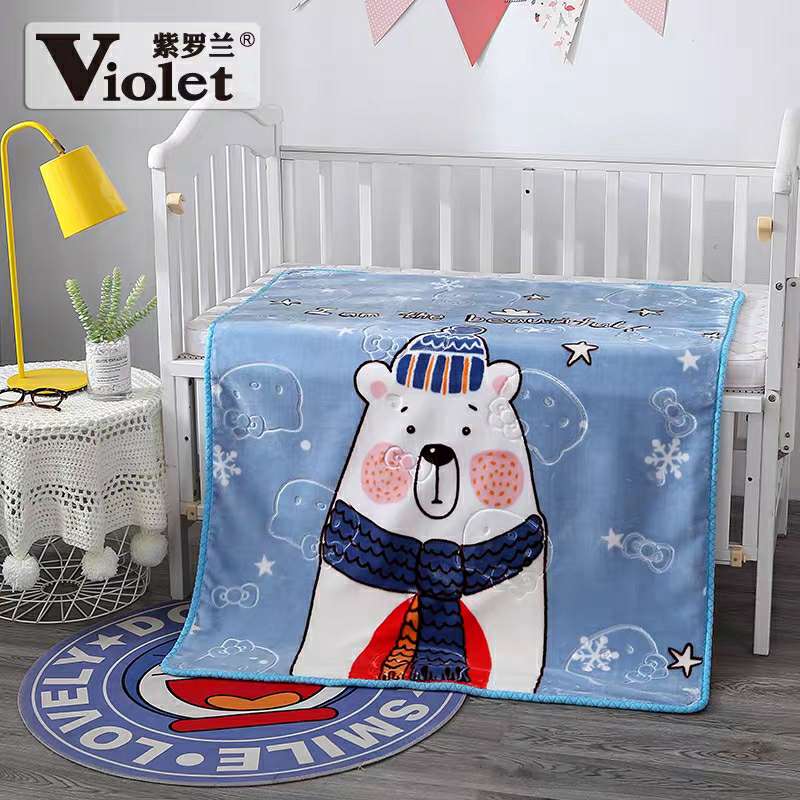 New children's cartoon pattern cloud blanket details Picture
