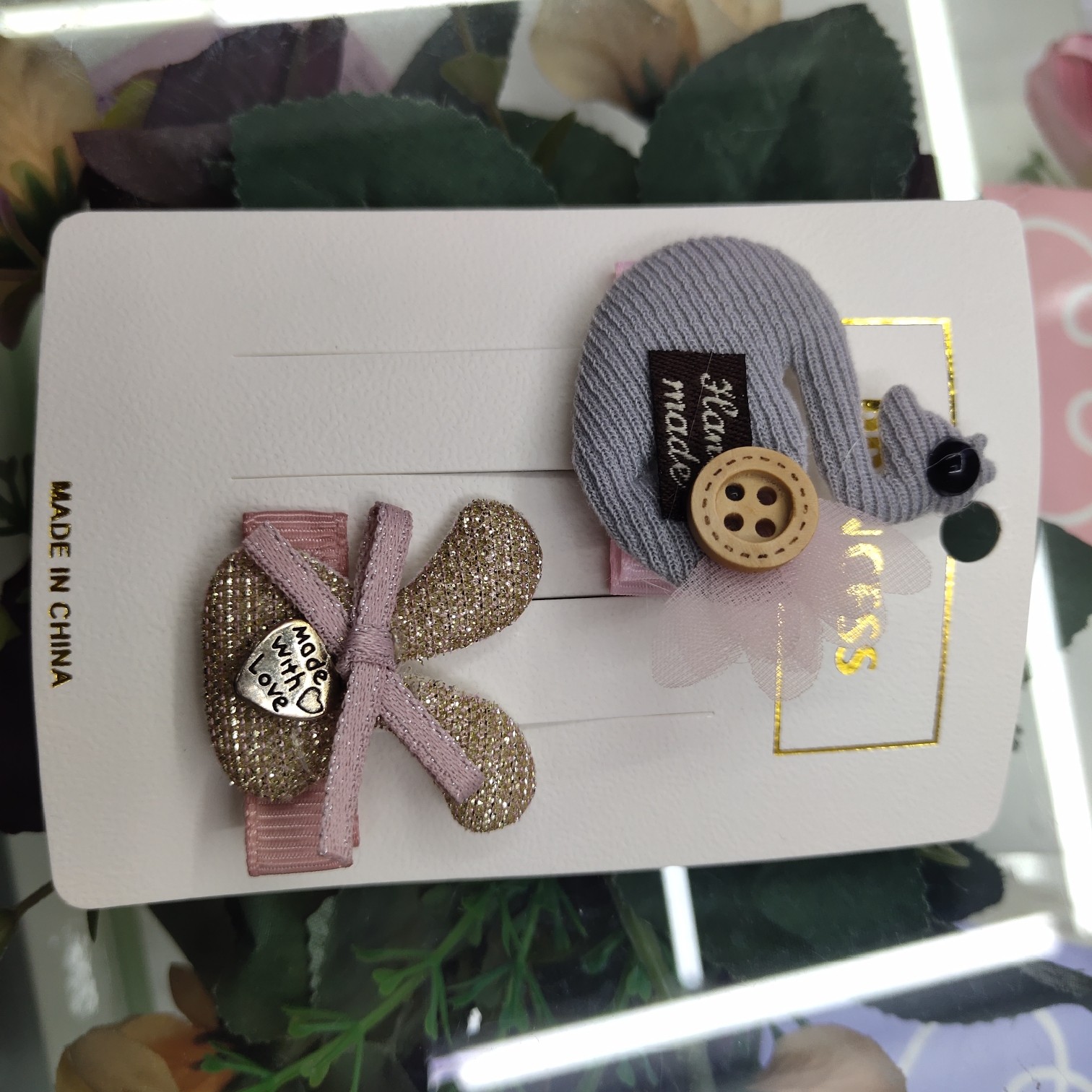Cute children's hair button accessories Korean popular decoration thumbnail