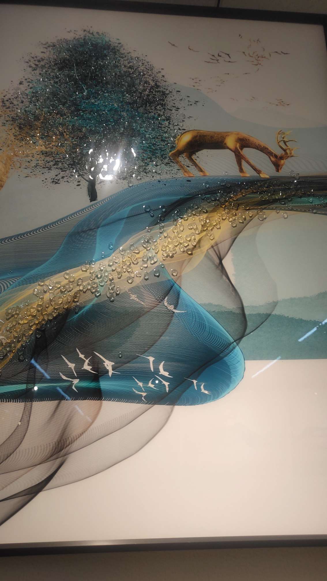 Fine Painting Aluminum Alloy Crystal Diamond Painting Specification drawing