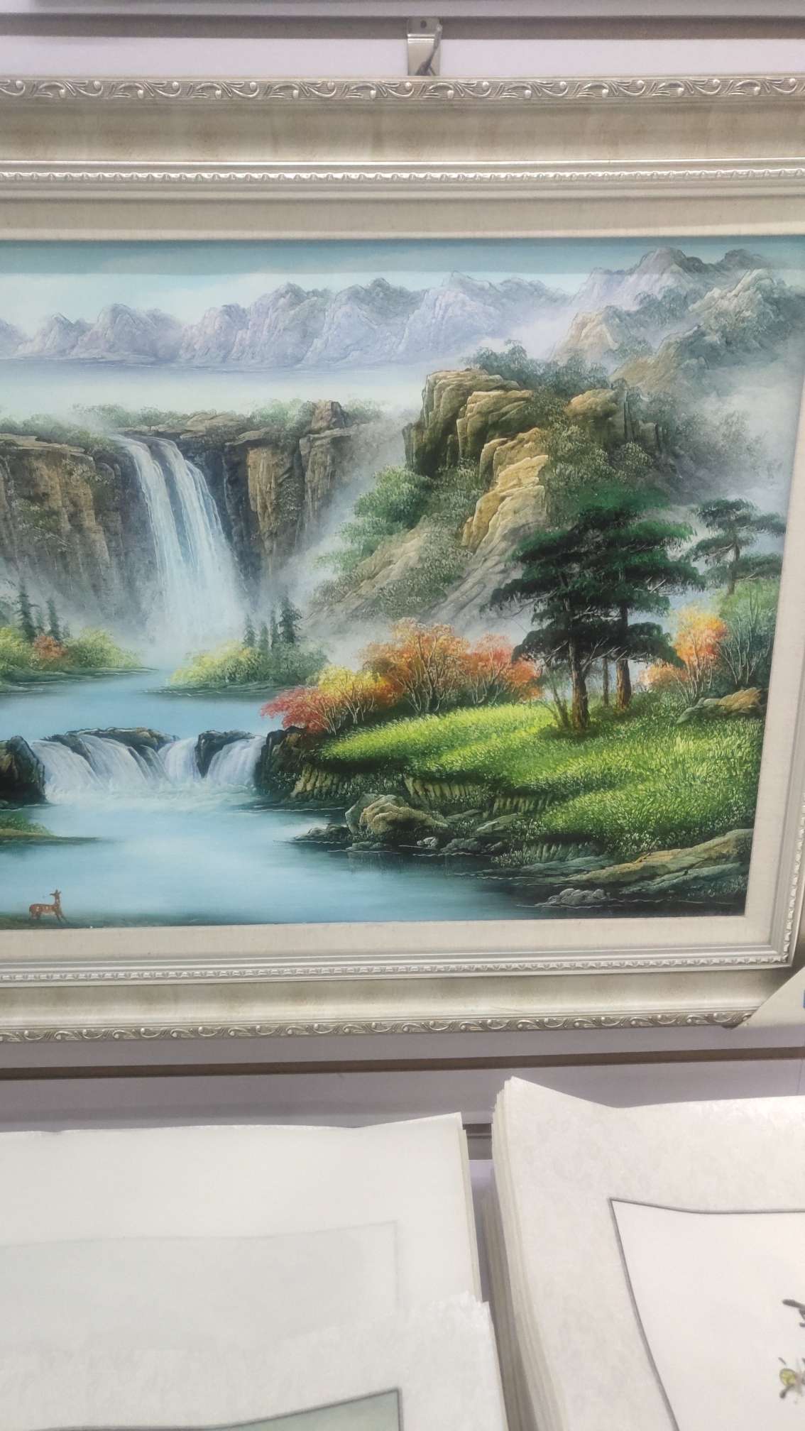 Pure hand-painted oil painting with a knife Specification image