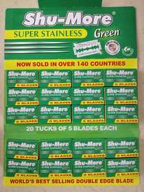 Razor blade shu-more double-sided razor blade