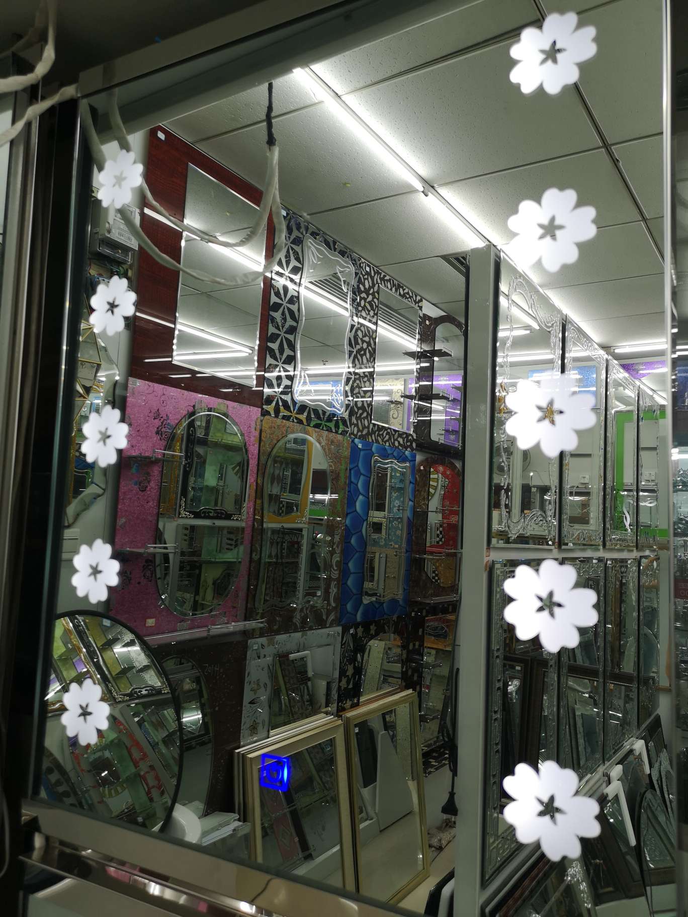 浴室镜,led镜产品图