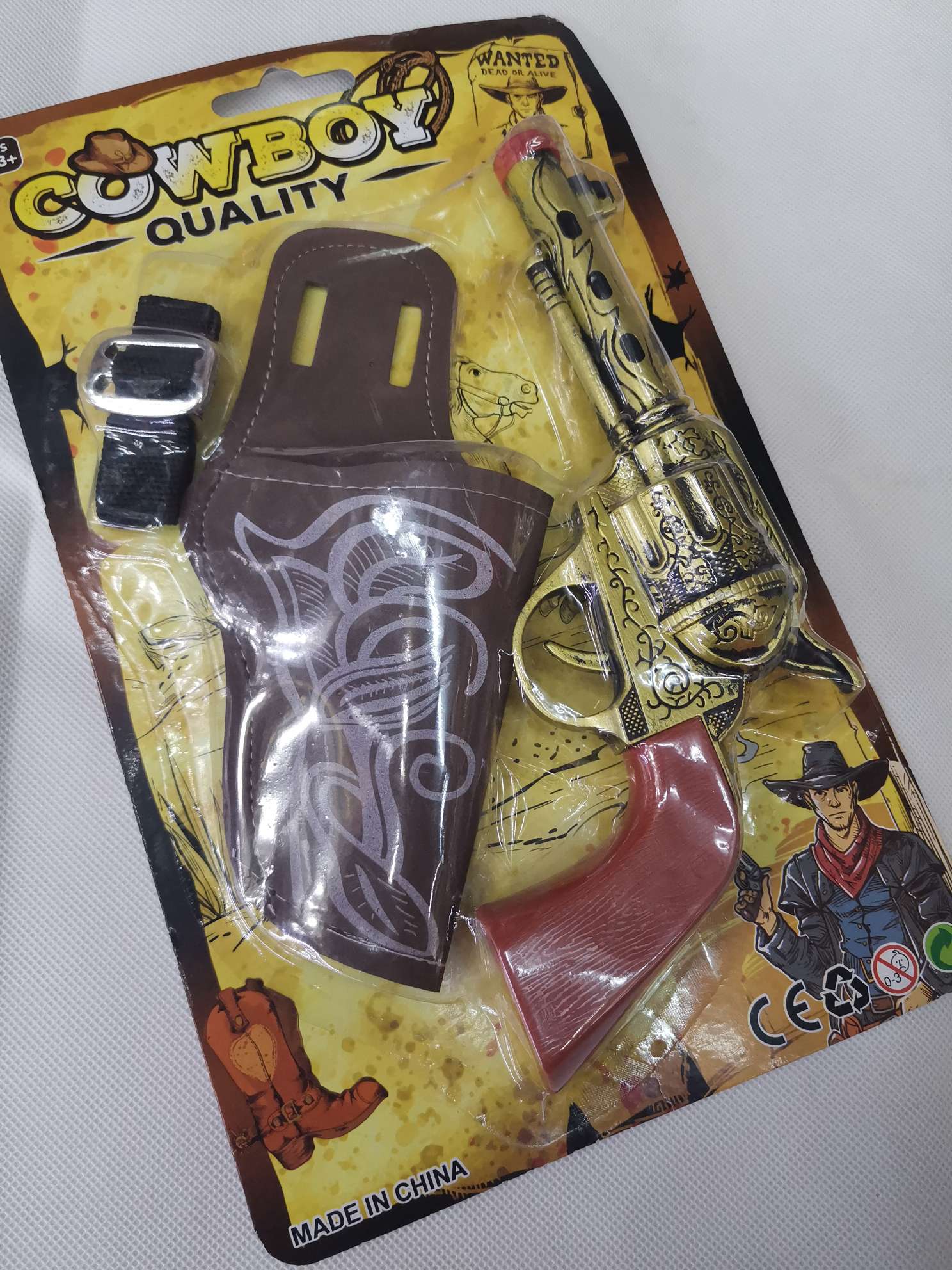 Children's toy cowboy gun Western cowboy kit holiday props thumbnail