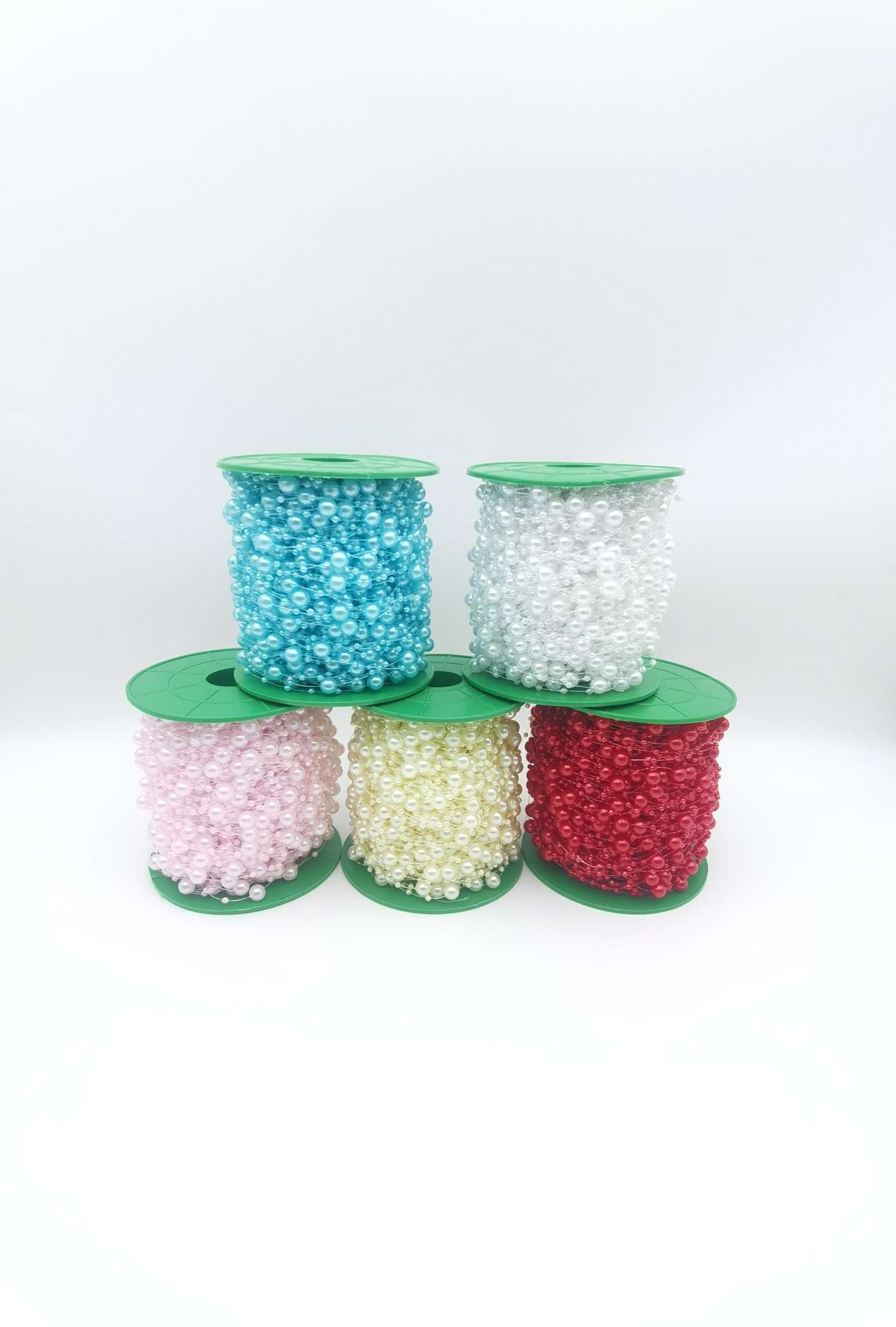 8+3 Starry Sky DIY Imitation Pearl Fish Line Bead Children's headwear, Bride's updo, hand bouquet, Christmas craft accessories